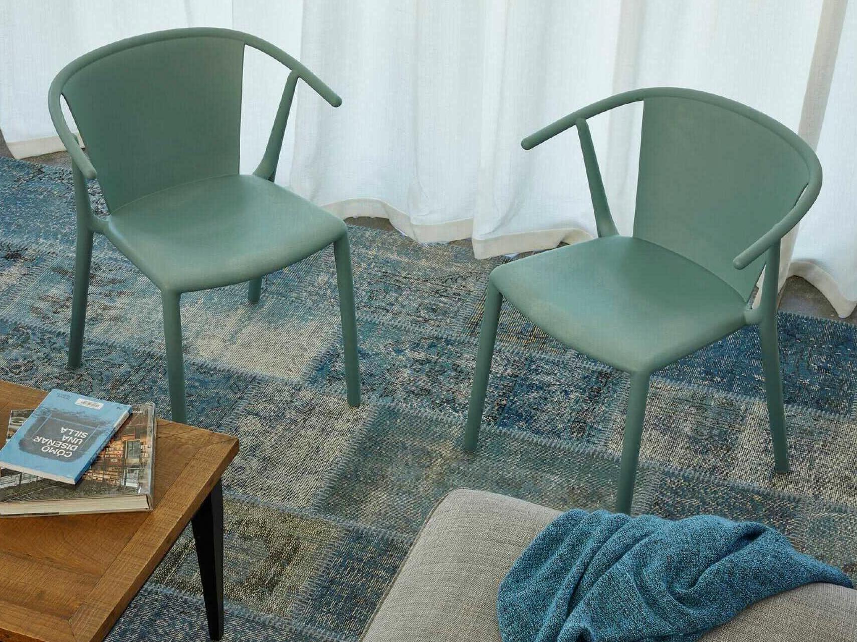 Resol Steely Eco Recycled Dining Armchair Air Blue Price Includes 4