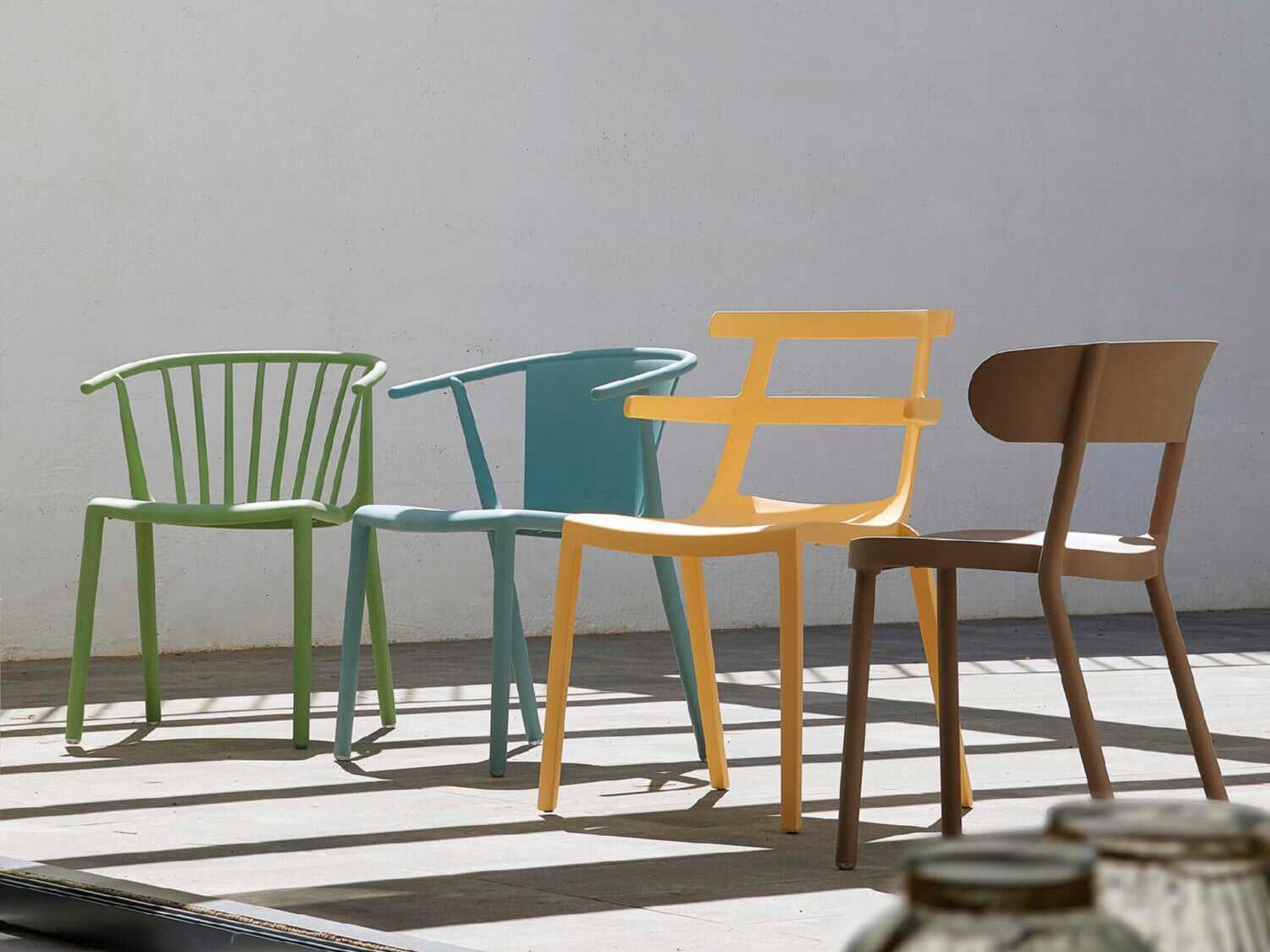 Resol Steely Eco Recycled Dining Armchair Air Blue Price Includes 4