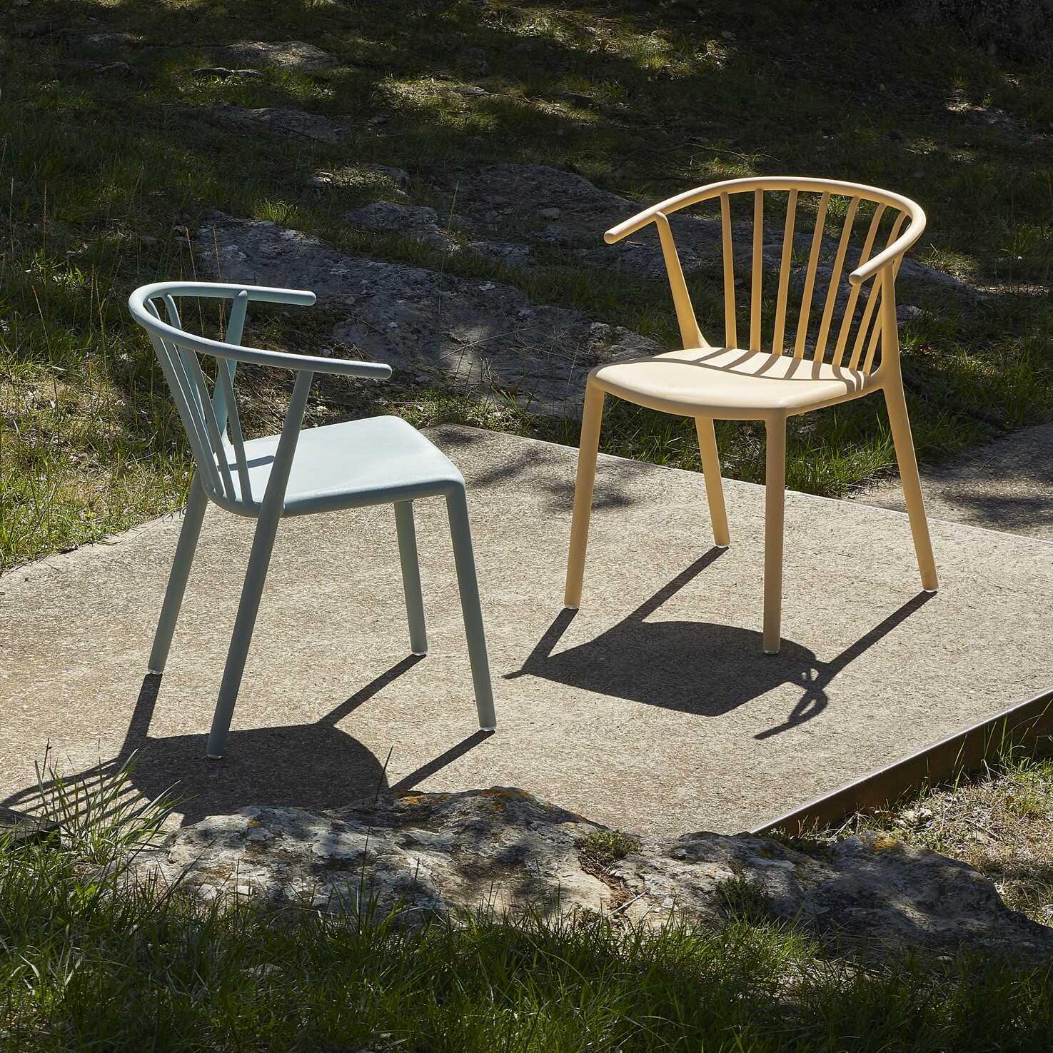 Resol Woody Eco Recycled Dining Chair Fire Yellow Price Includes 4