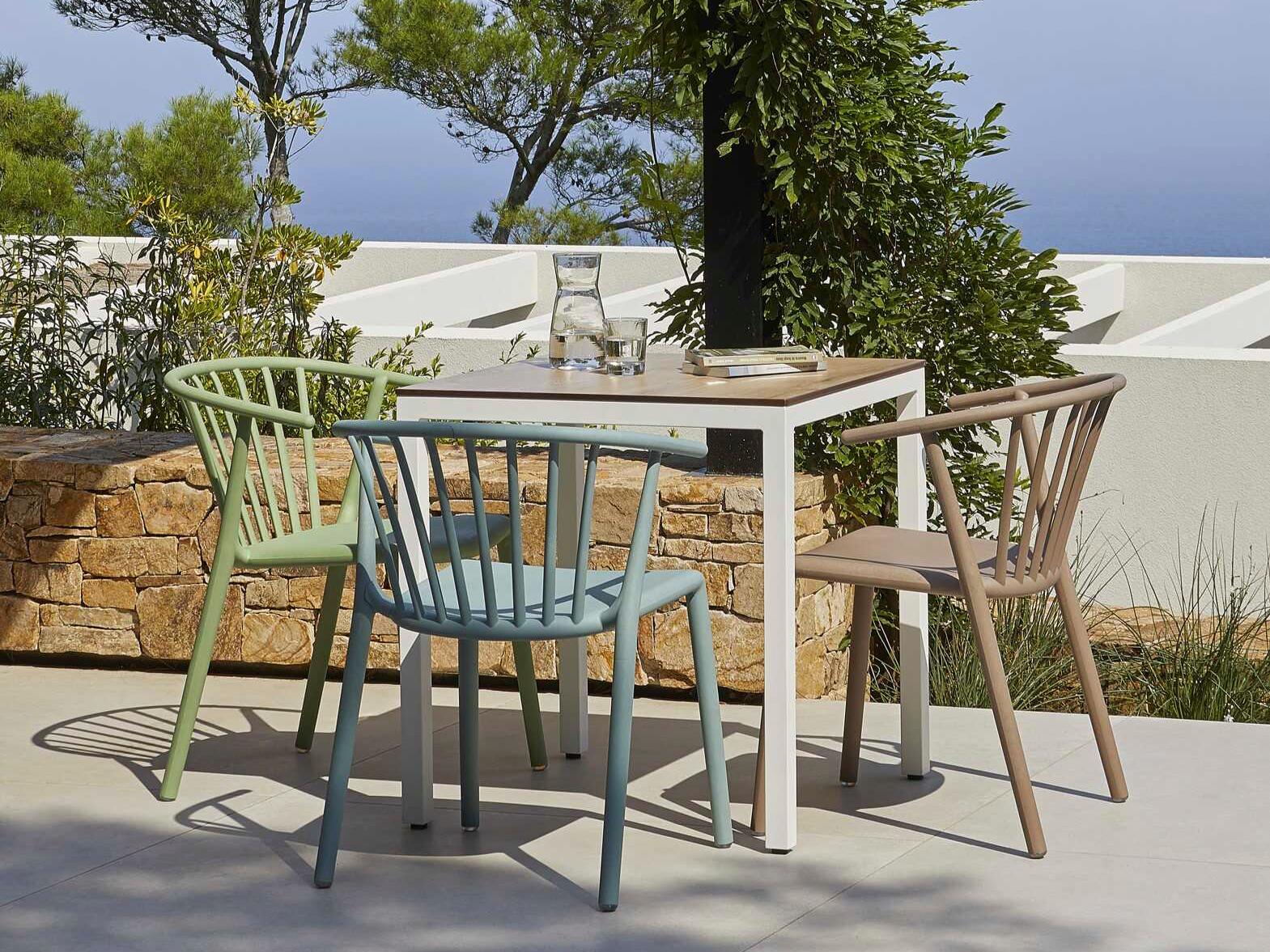 Resol Woody Eco Recycled Dining Chair Air Blue Price Includes 4