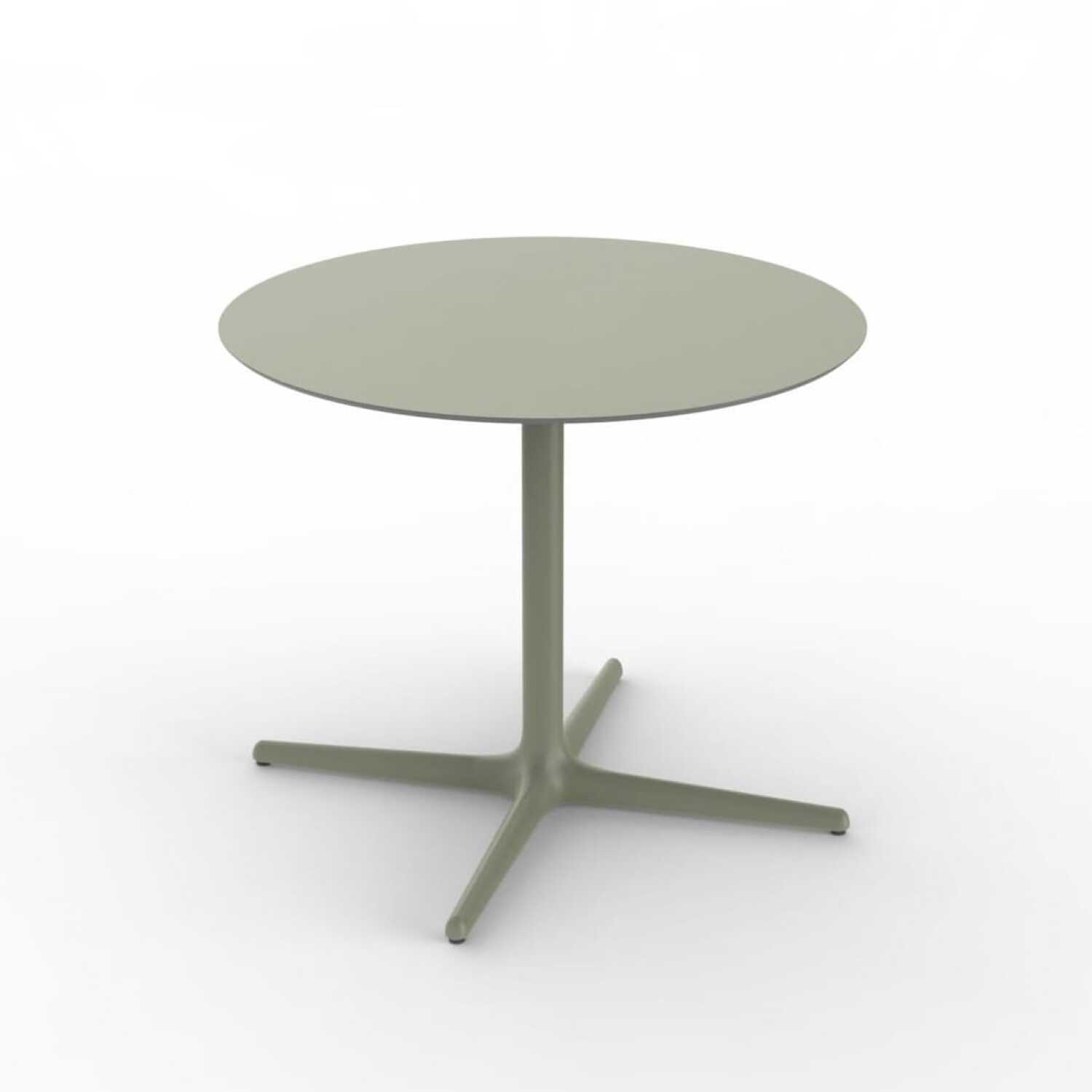 Resol Toledo Round Dining Table 90" Diameter Greenish Grey