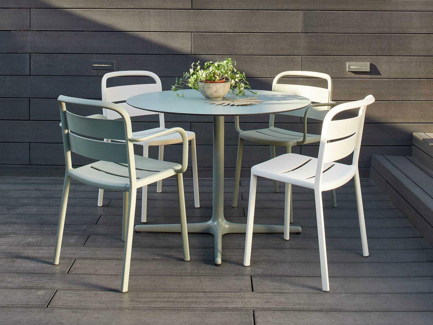 Resol Toledo Square Dining Table 90x90 Greenish Grey