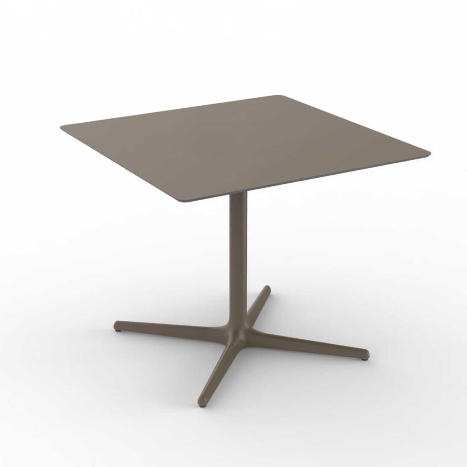 Resol Toledo Square Dining Table 90x90 Chocolate