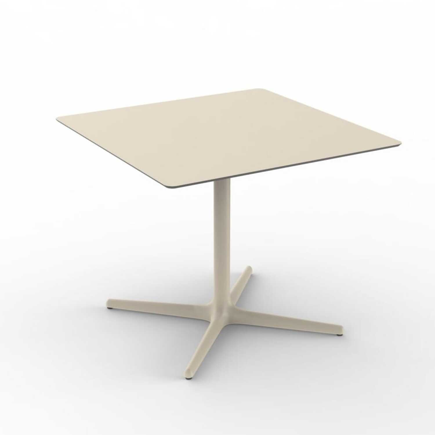 Resol Toledo Square Dining Table 90x90 Ivory