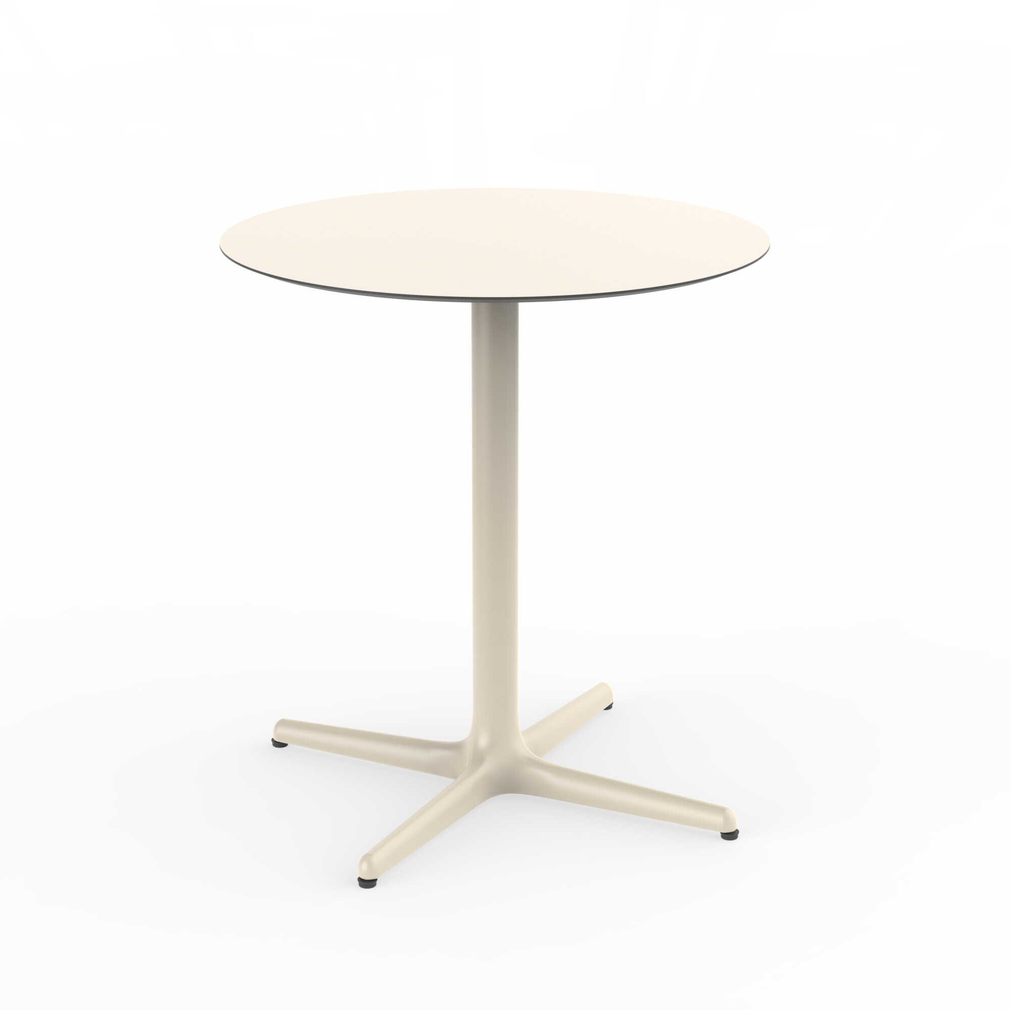 Resol Toledo Round Dining Table 70" Diameter Ivory