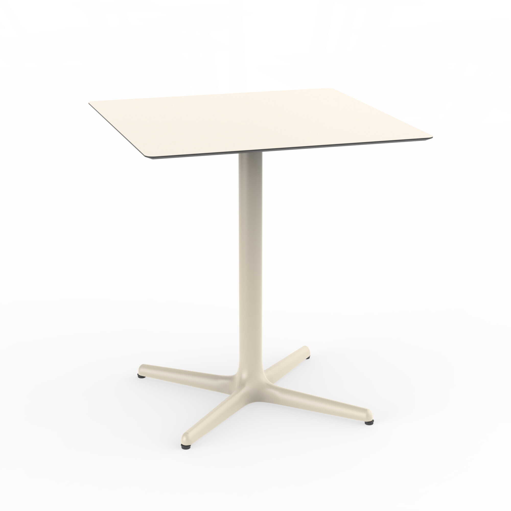 Resol Toledo Square Dining Table 70x70 Ivory