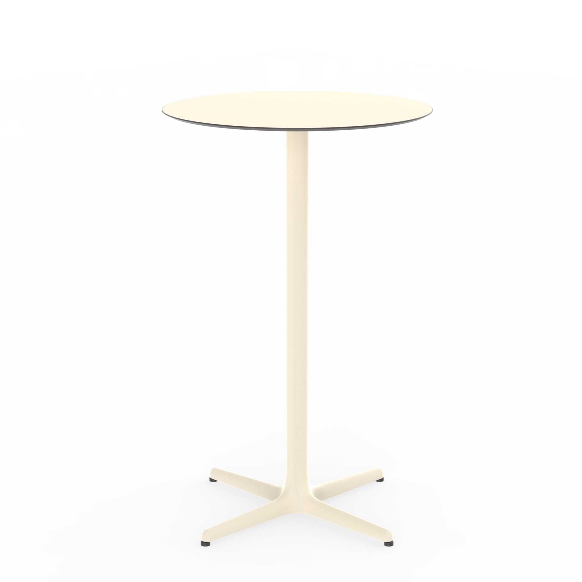 Resol Toledo Round High Dining Table Ivory