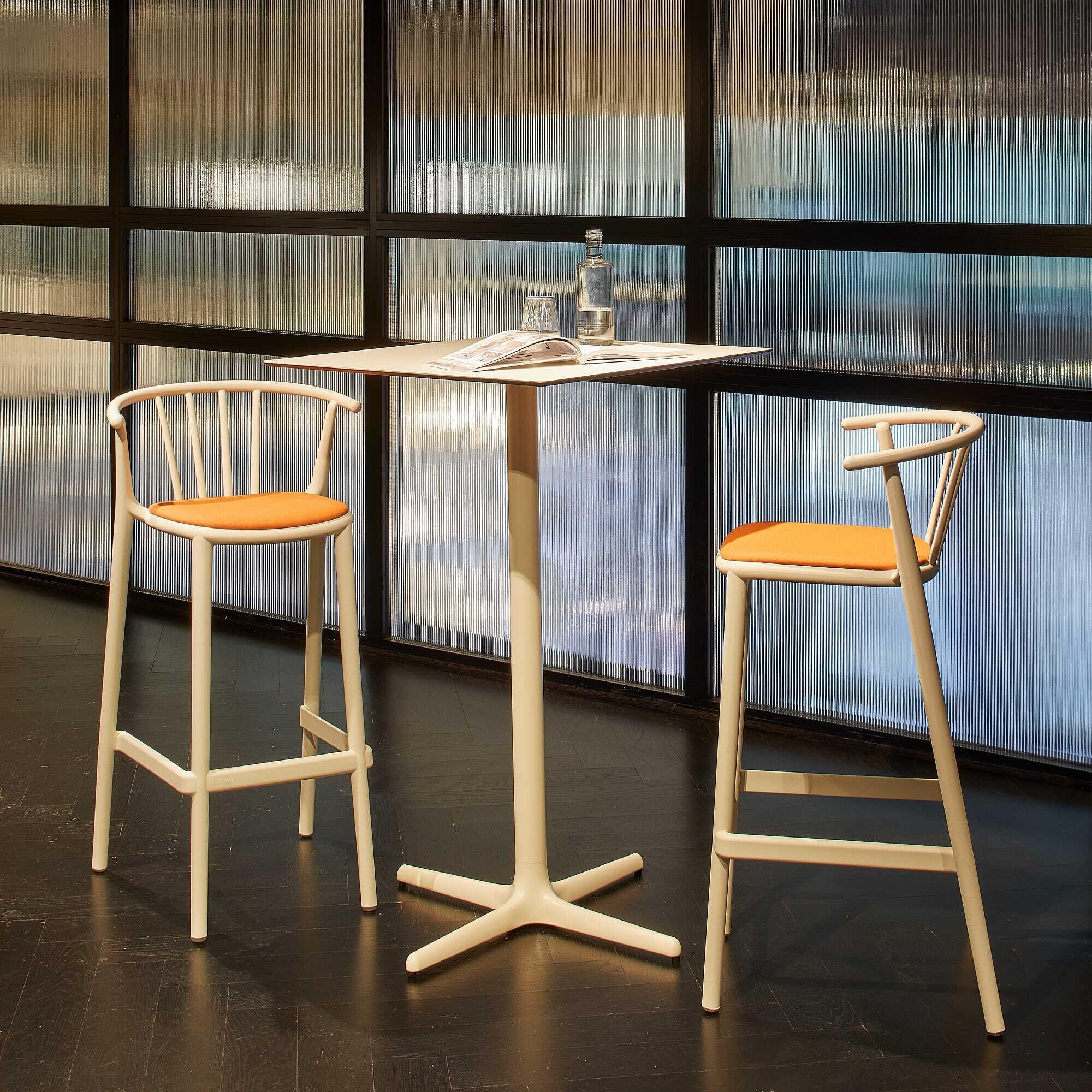 Resol Toledo Square Bar Table Chocolate