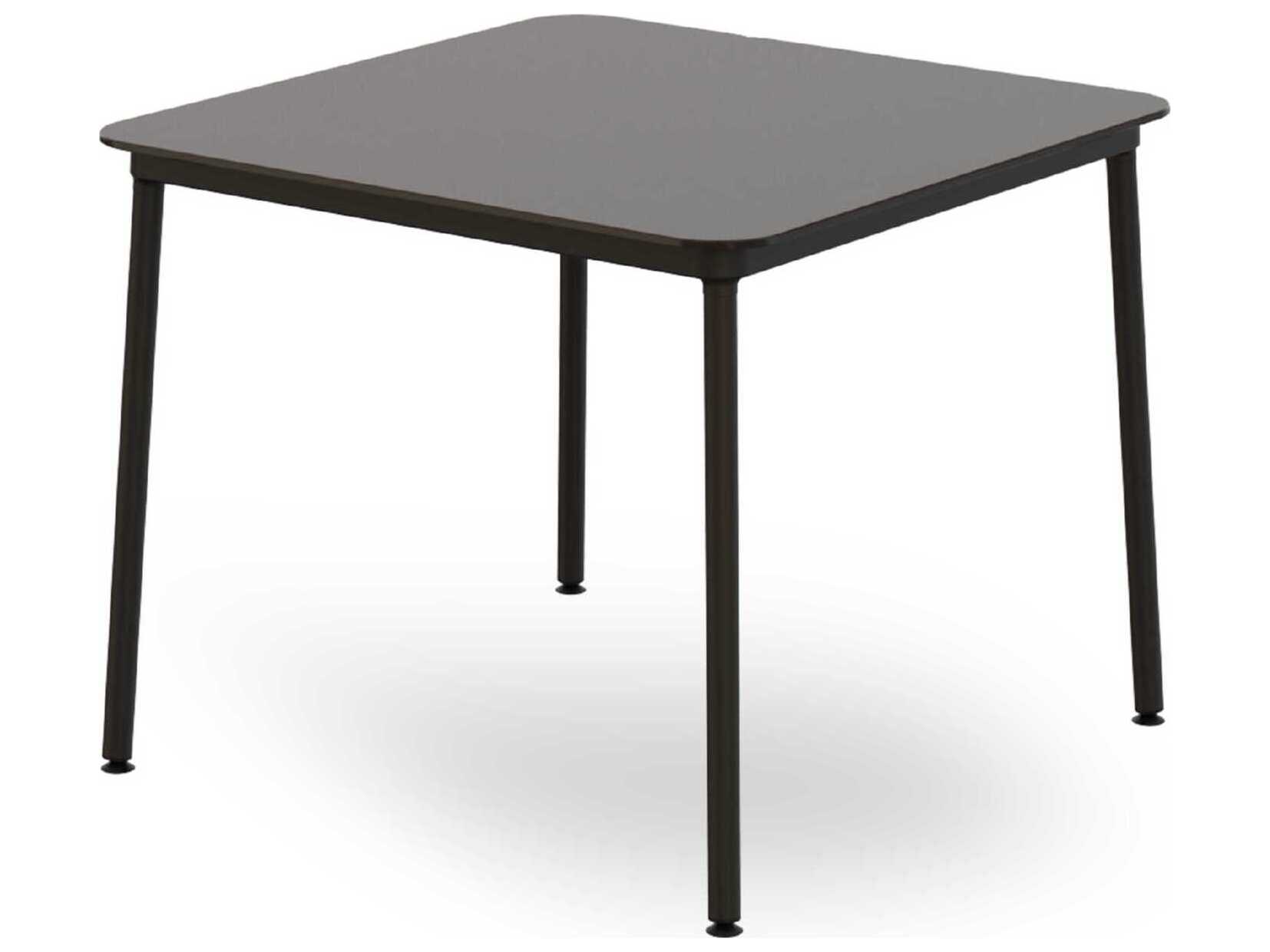 Resol Hub Square Dining Table 35x35 Black