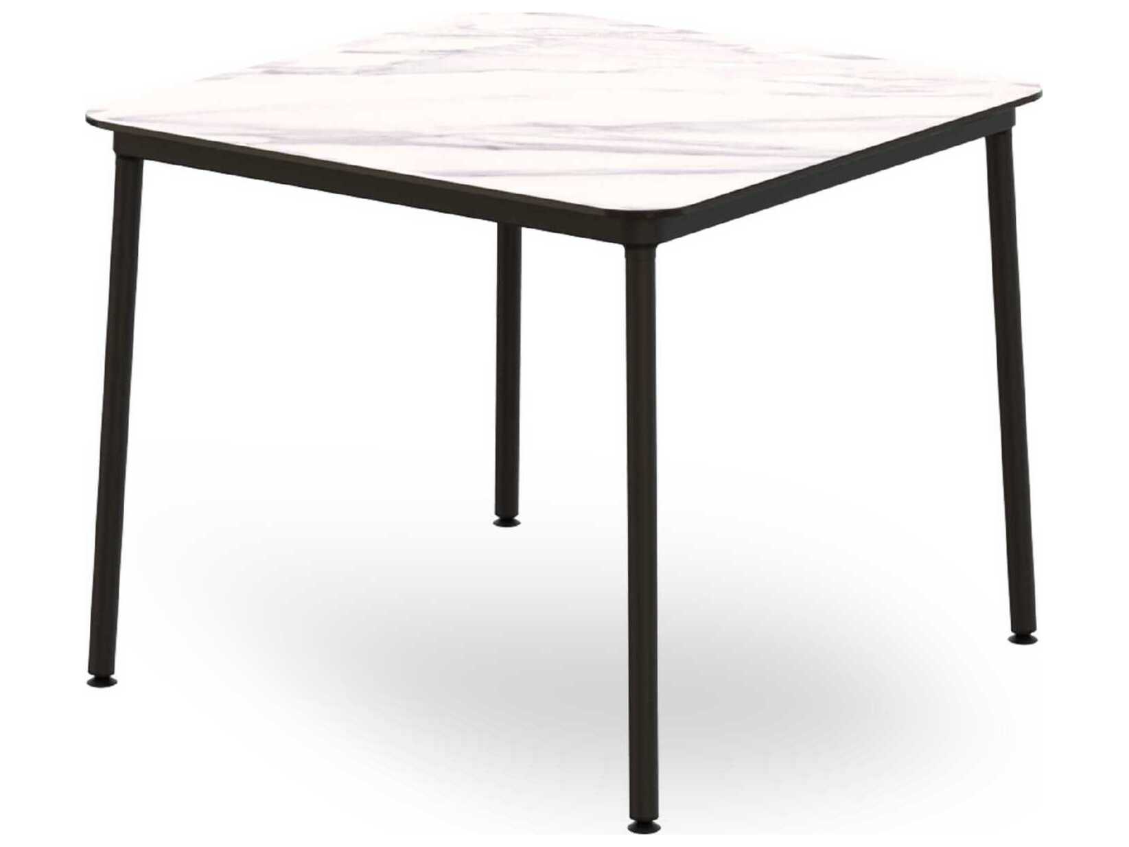 Resol Hub Square Dining Table 35x35 White Marble
