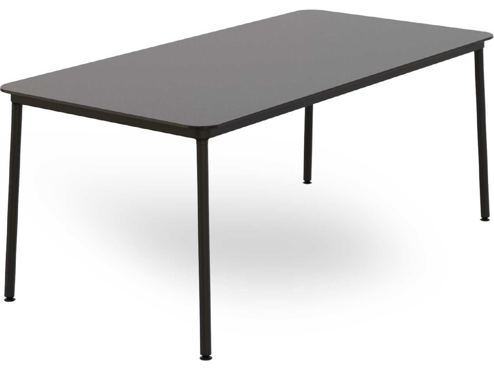 Resol Hub Rectangular Dining Table 70x35 Black
