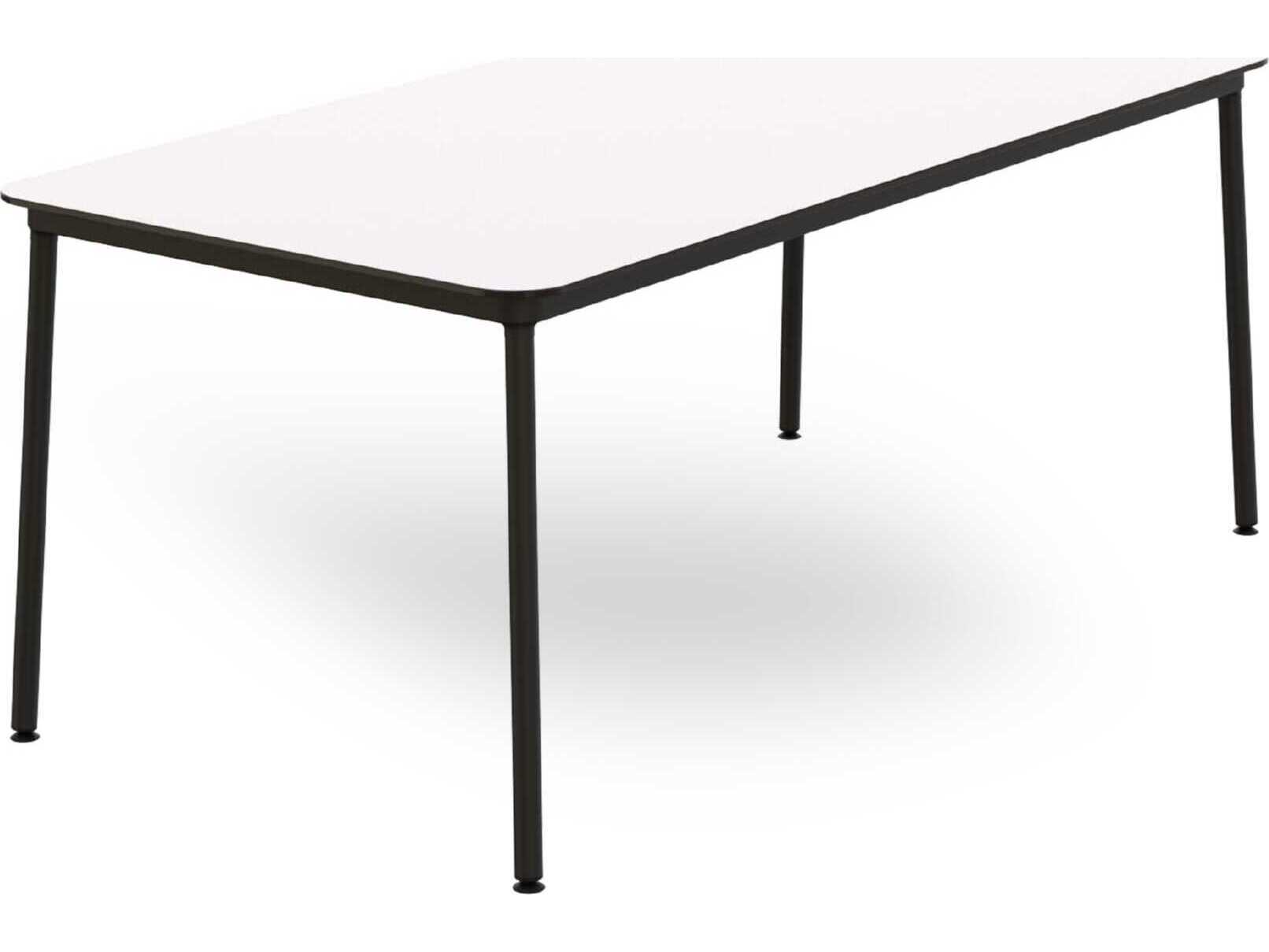 Resol Hub Rectangular Dining Table 70x35 White