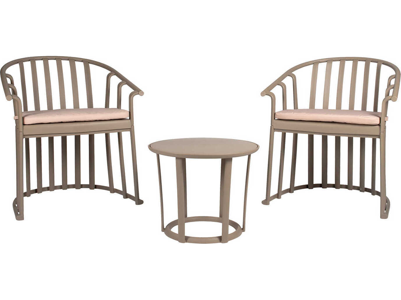 Resol Raff 3 Piece Conversation Set with Cushions Sand