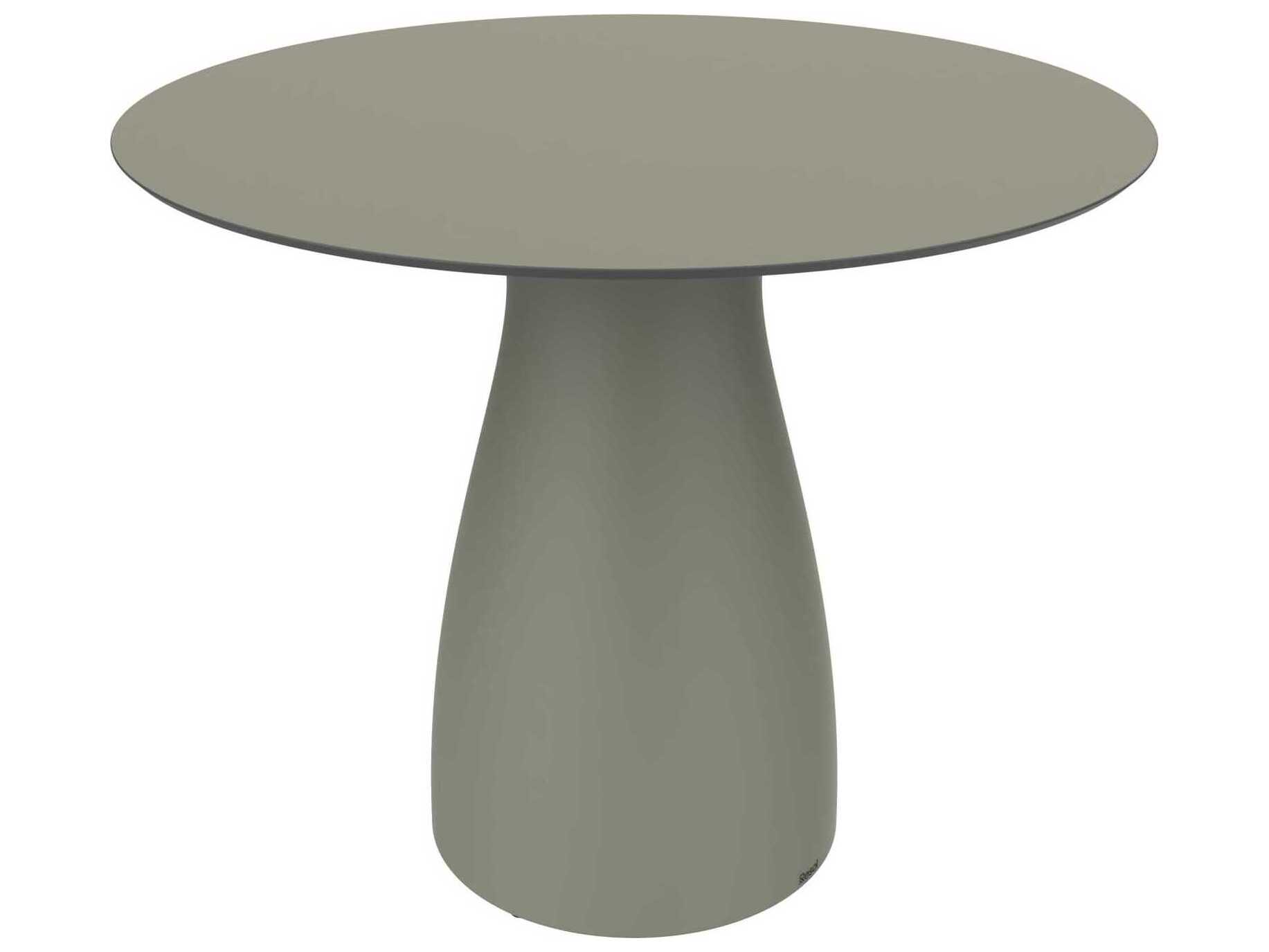 Resol Baobab S Round Dining Table Greensish Grey 90"