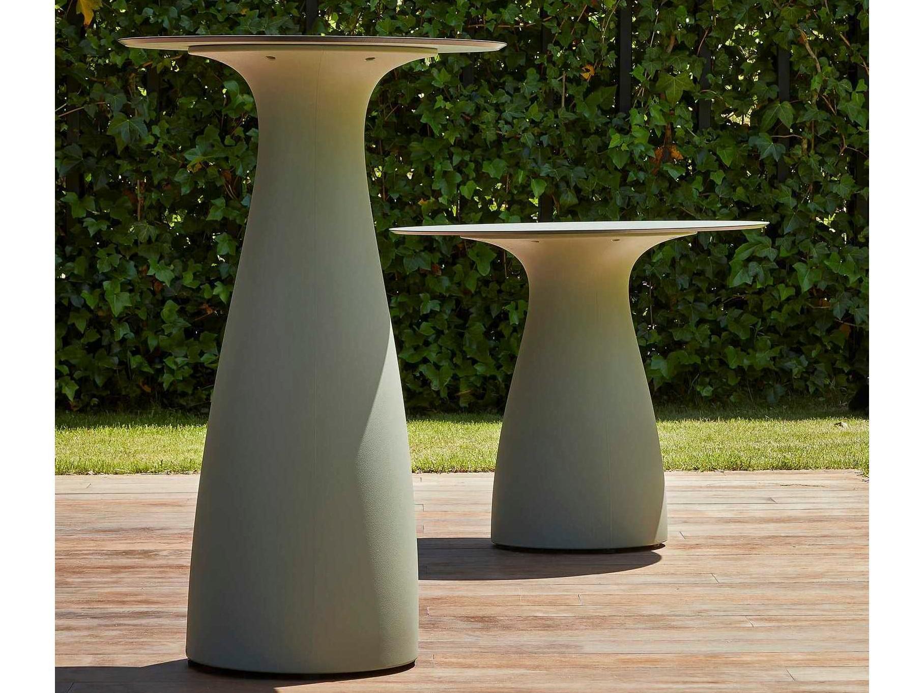 Resol Baobab S Round Dining Table Greenish Gray 70"