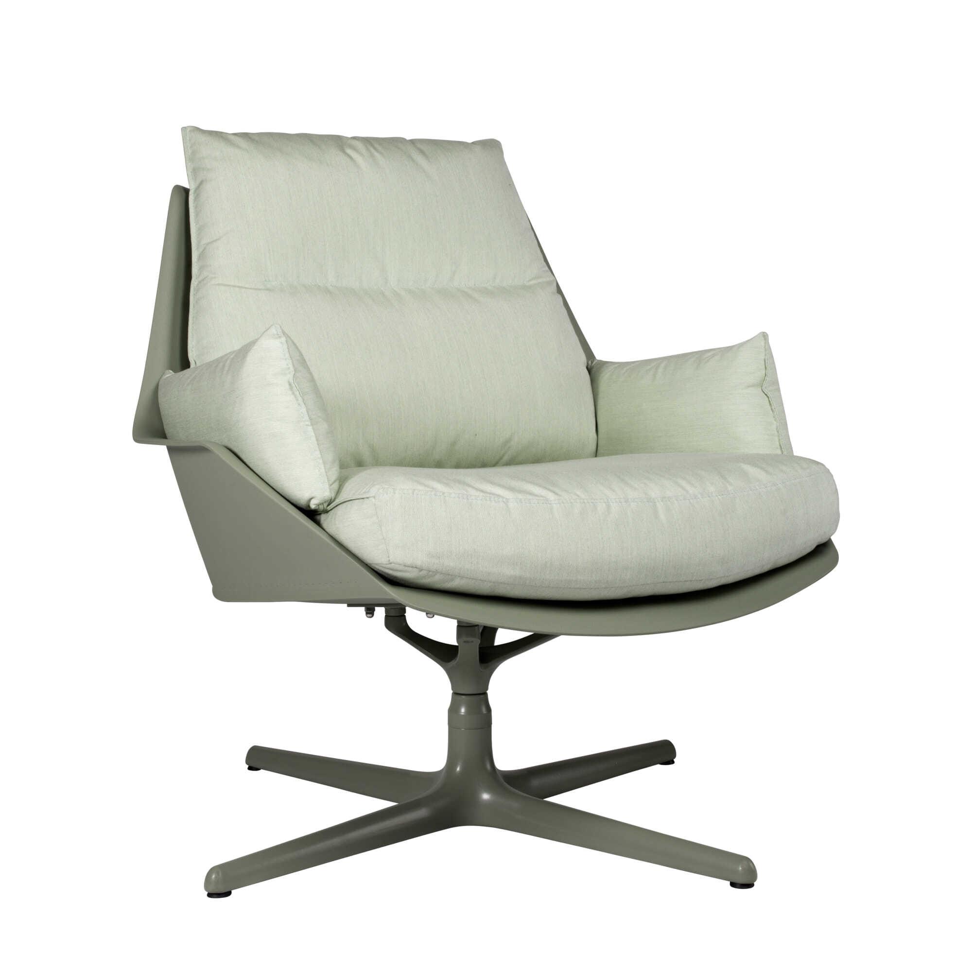 Resol Anou Toledo Lounge Chair Greenish Grey Mint