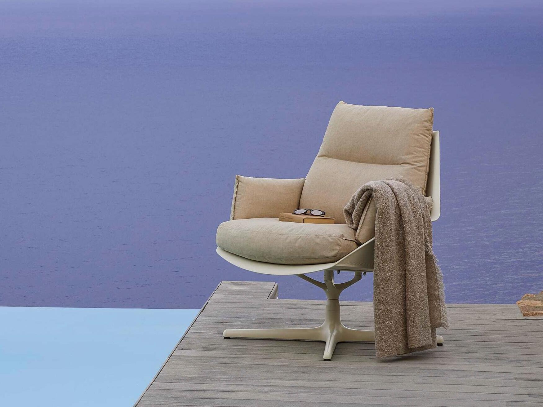 Resol Anou Toledo Lounge Chair Greenish Grey Mint