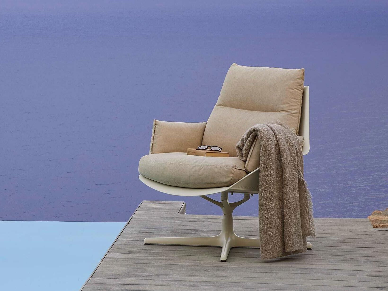 Resol Anou Toledo Lounge Chair Turquoise Adriatic