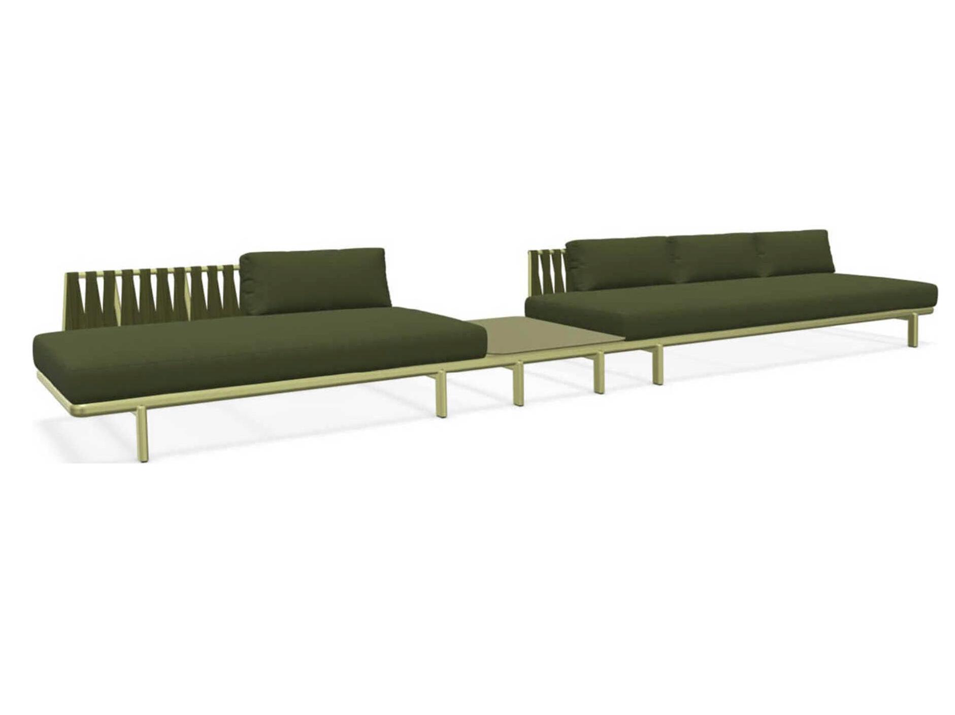 Resol Anthea Sectional System H Sofa Forest