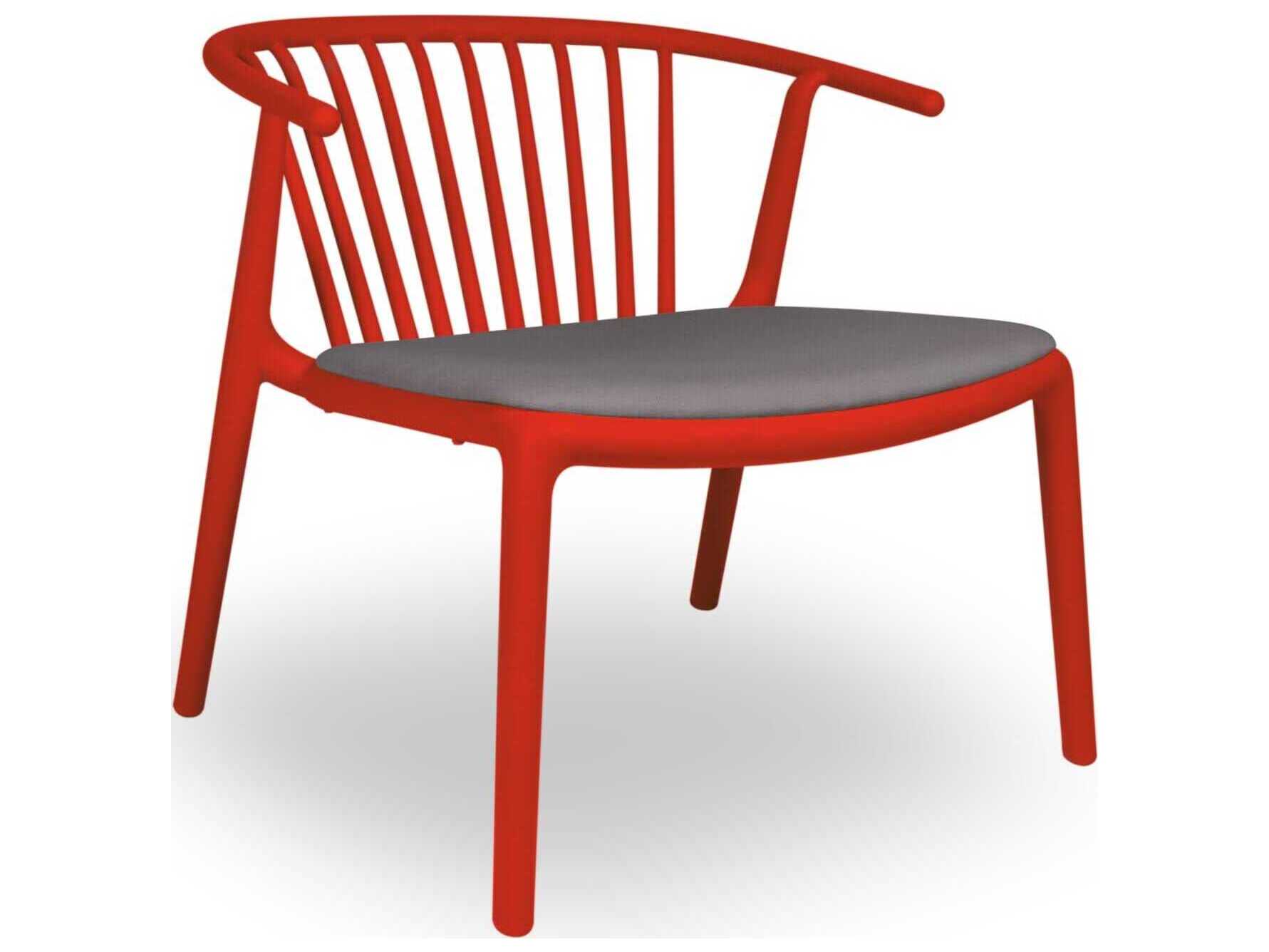 Resol Woody Upholstered Lounge Chair Red Coal Price Includes 2