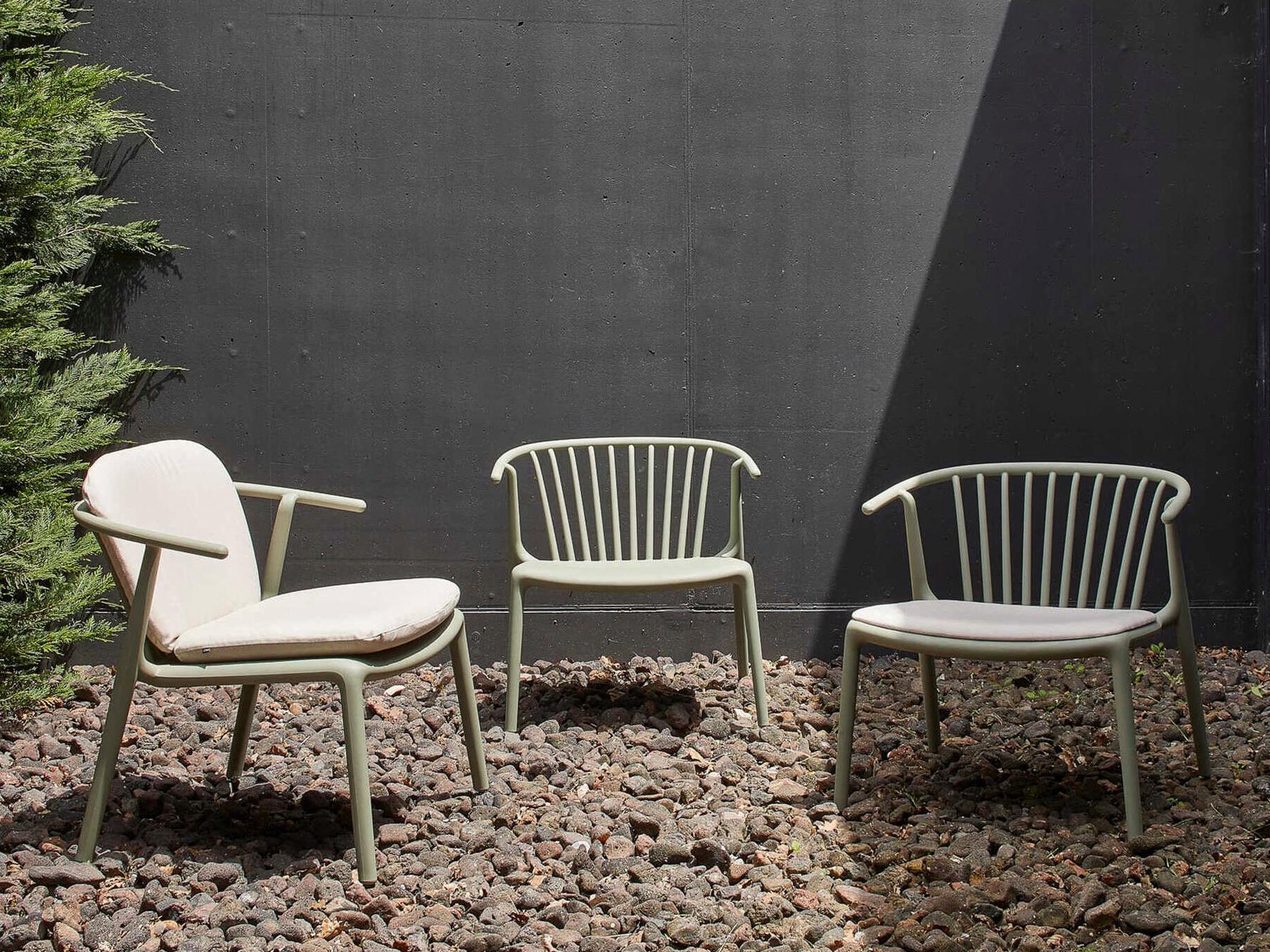 Resol Woody Upholstered Lounge Chair Greenish Grey Linen Price Includes 2