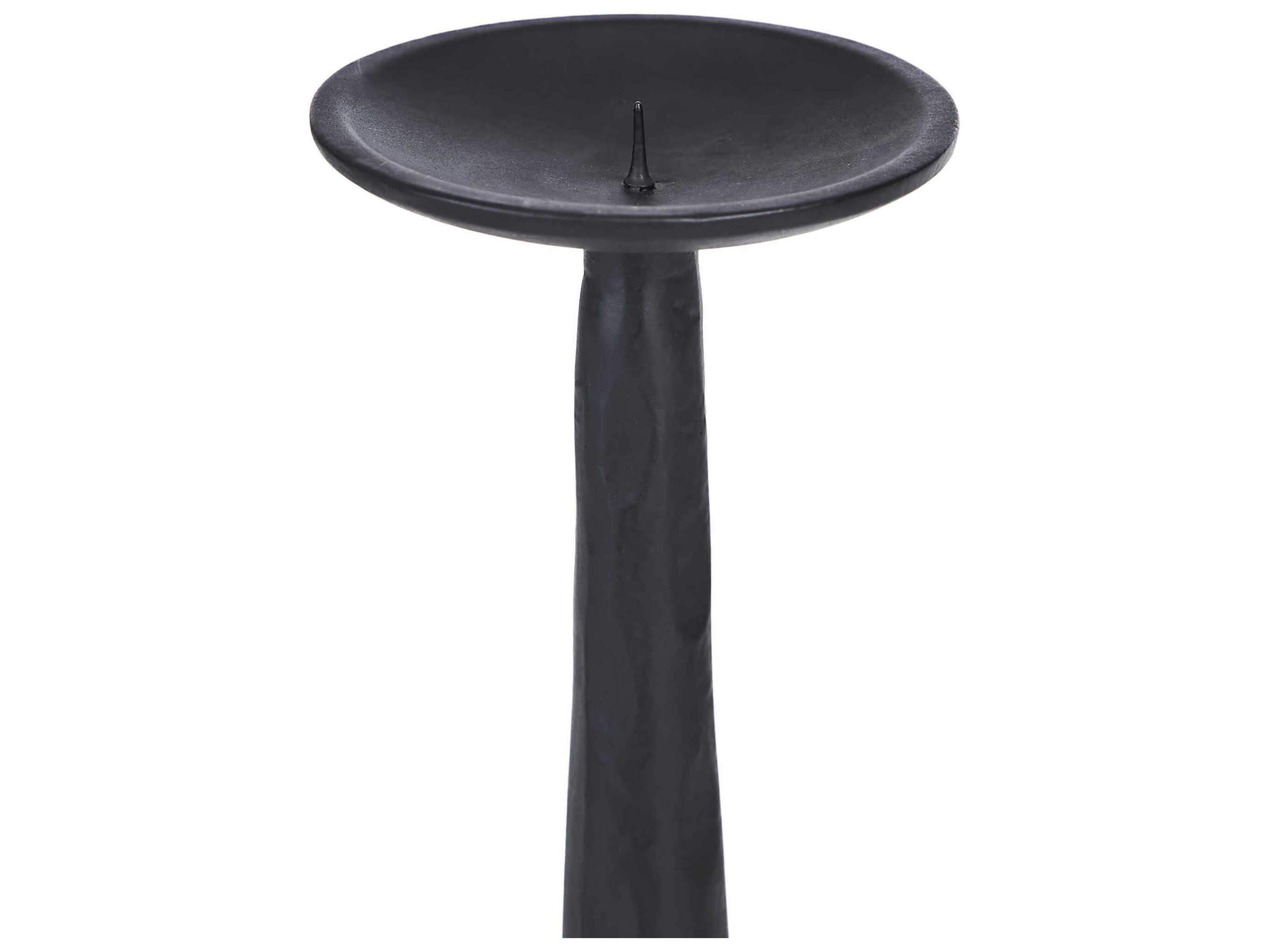 Renwil Tilde Matte Black Candle Holder