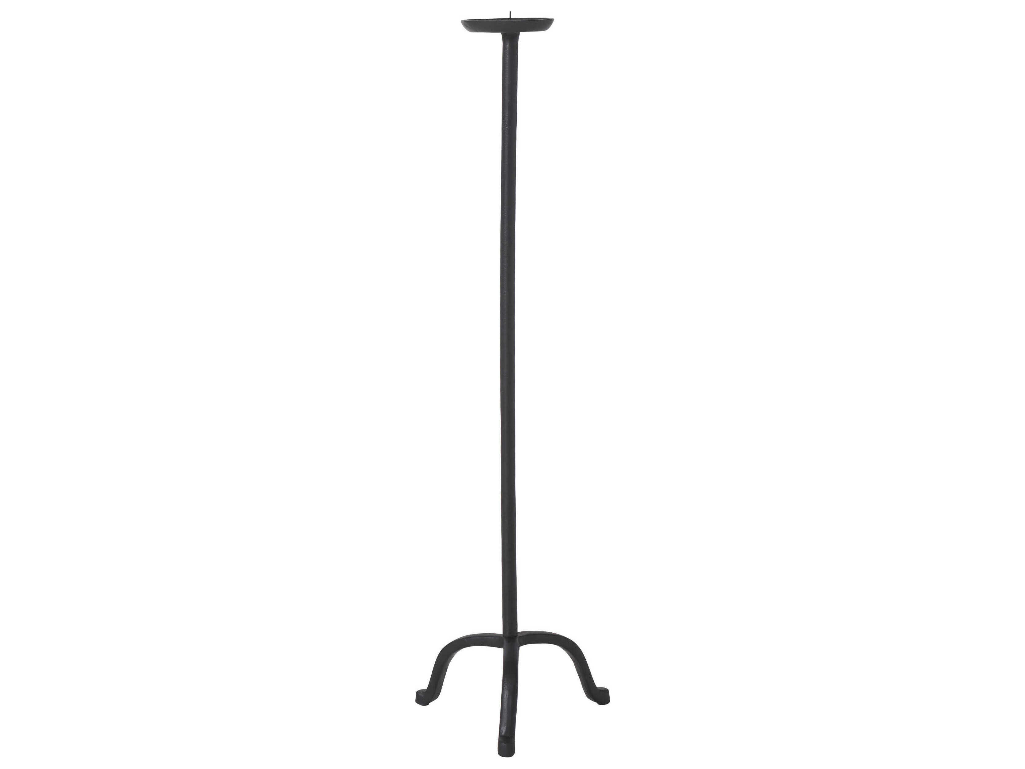 Renwil Agra Matte Black Candle Holder