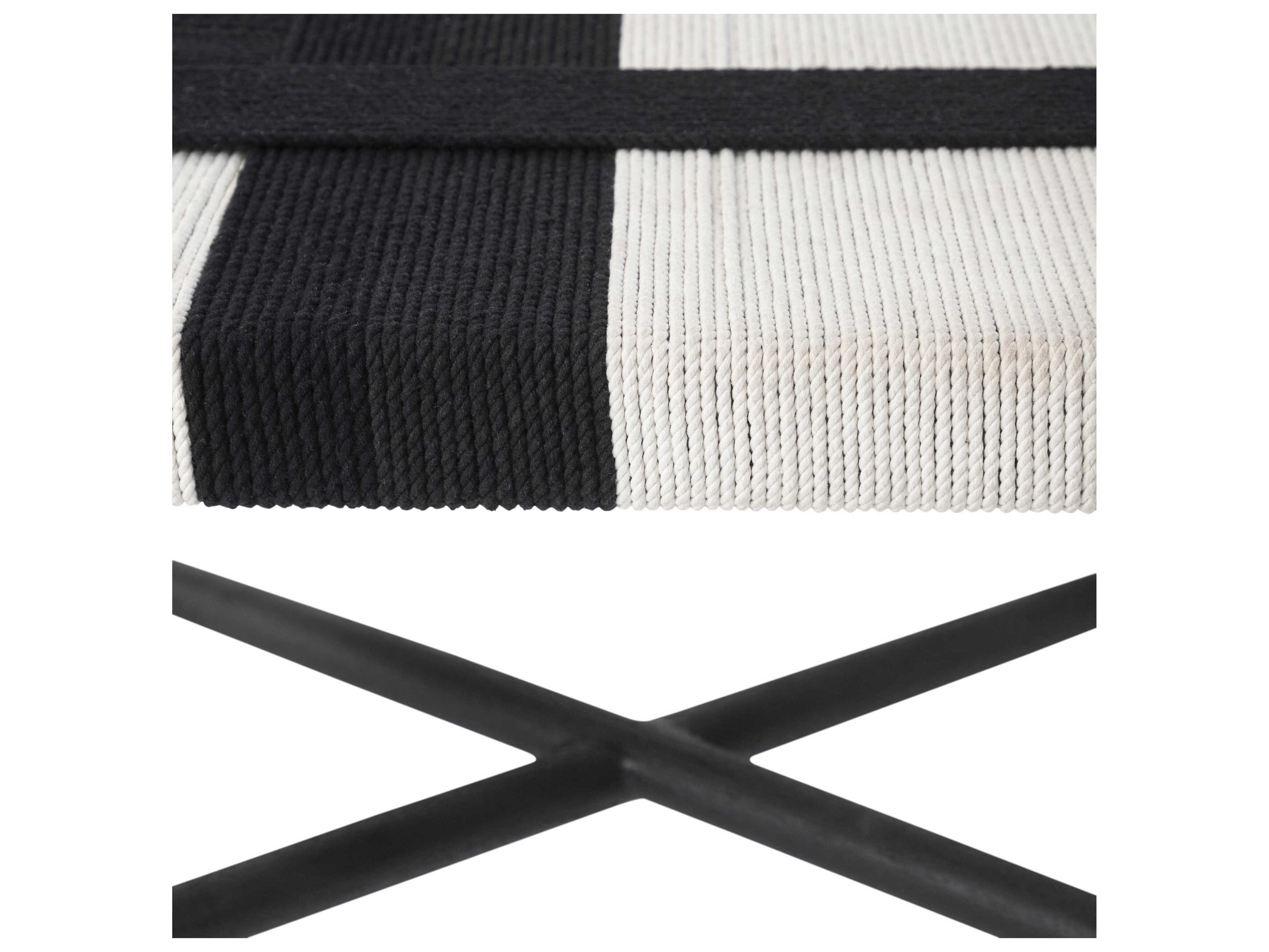 Renwil Plex Black Accent Stool