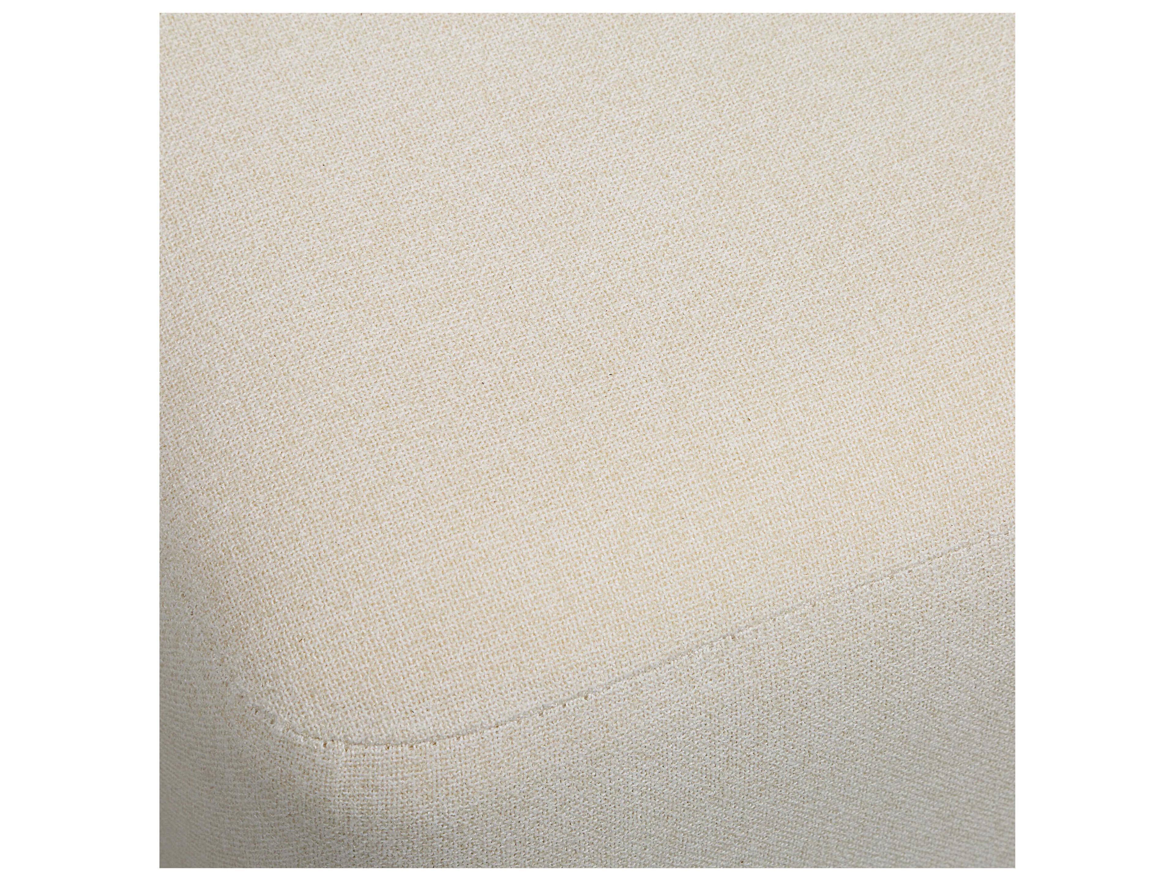 Renwil Sines Natural Beige Upholstered Ottoman
