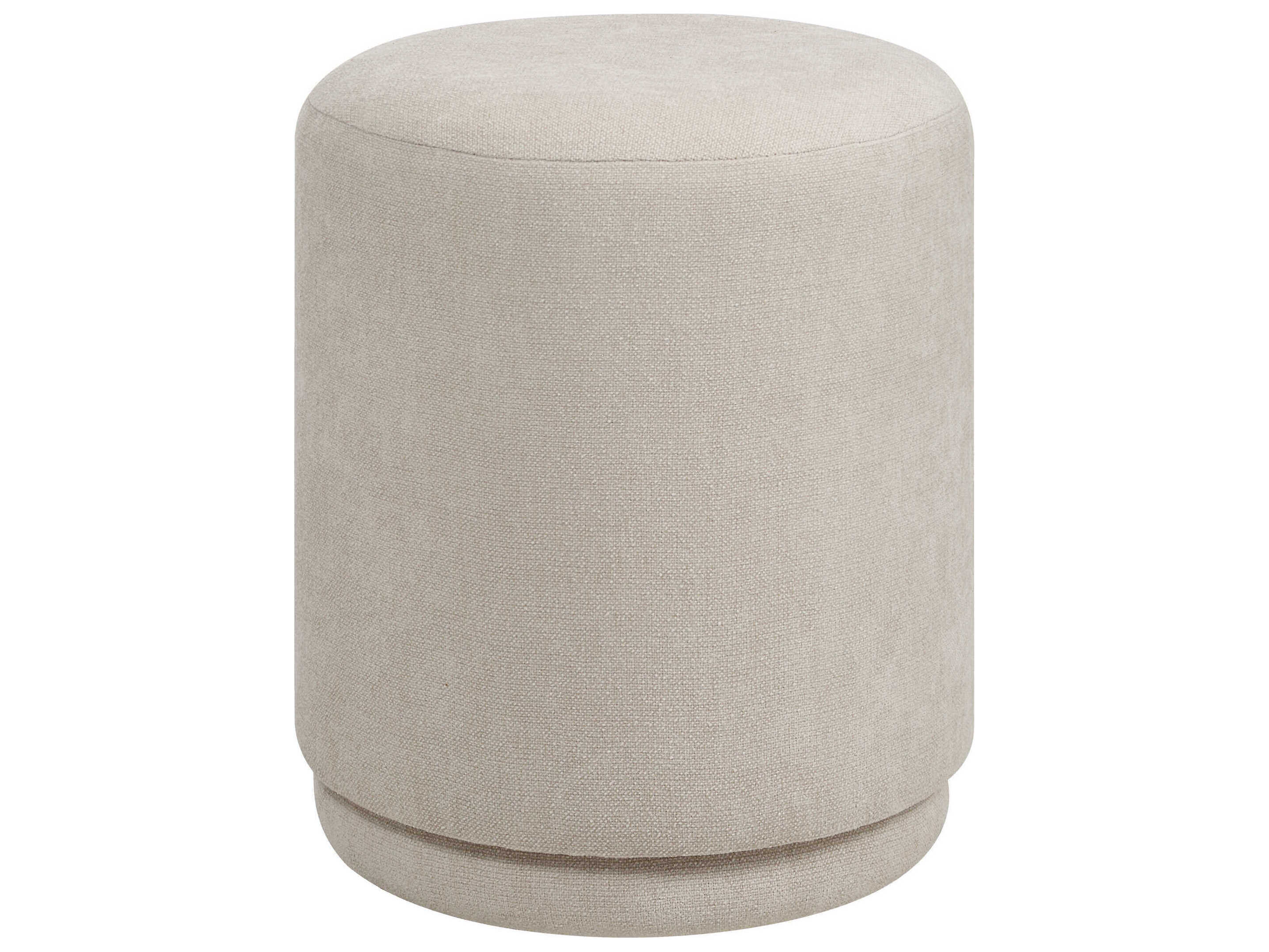 Renwil Persea Cool Grey Upholstered Accent Stool