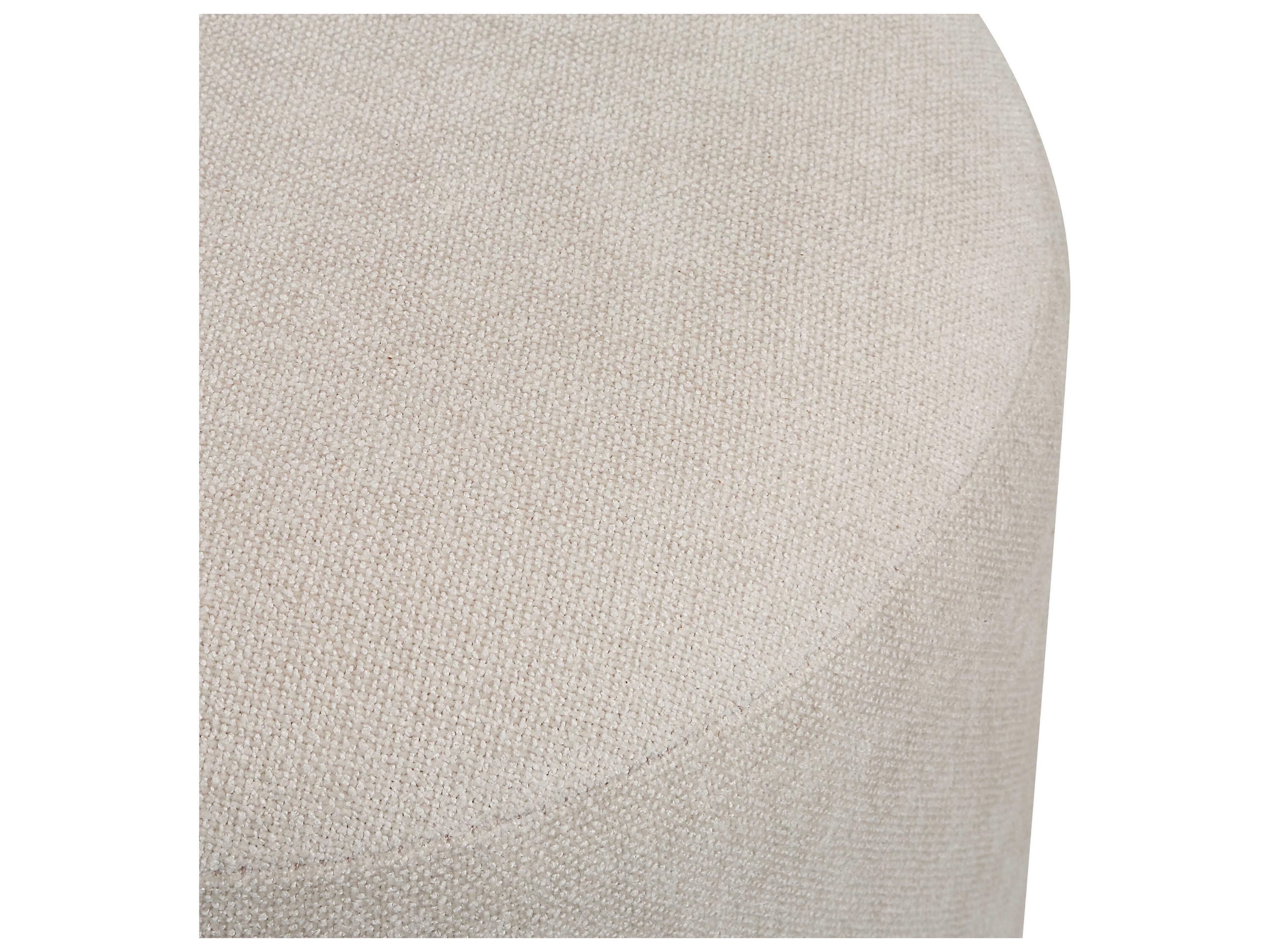Renwil Persea Cool Grey Upholstered Accent Stool