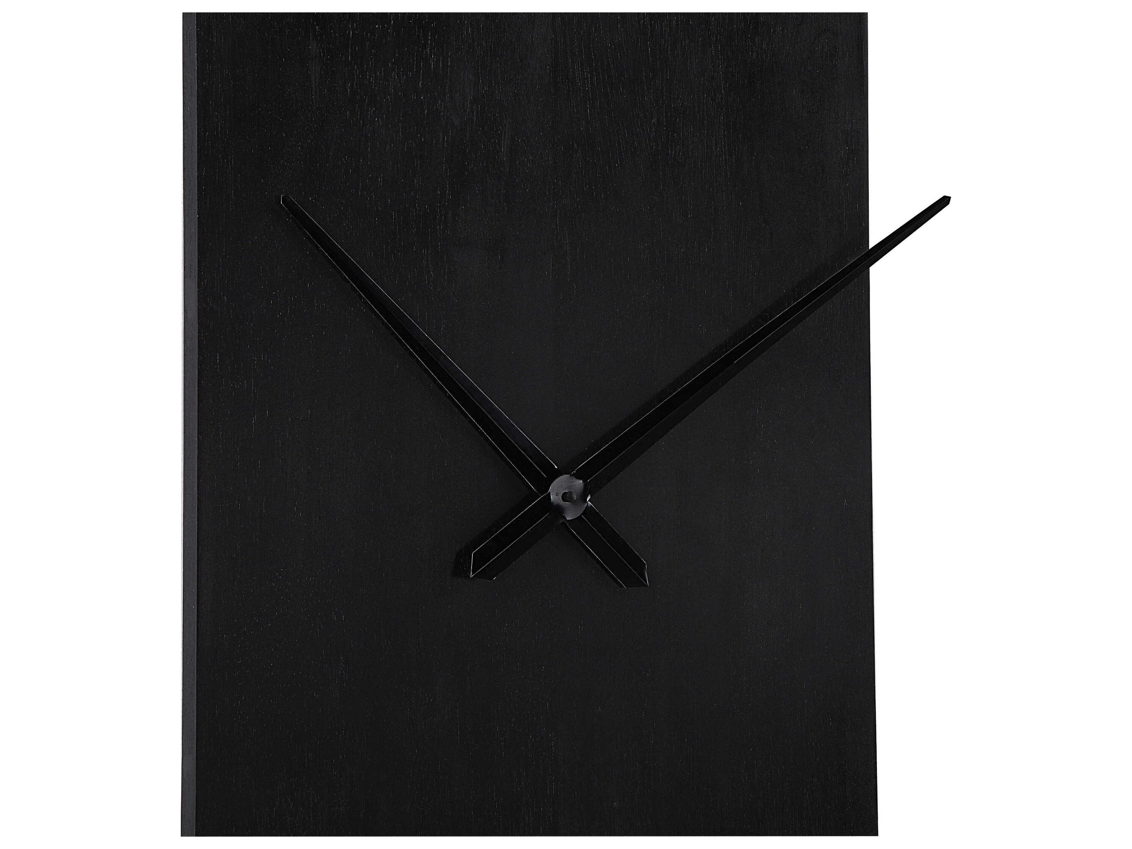 Renwil Romy Matte Black Iron Wall Clock