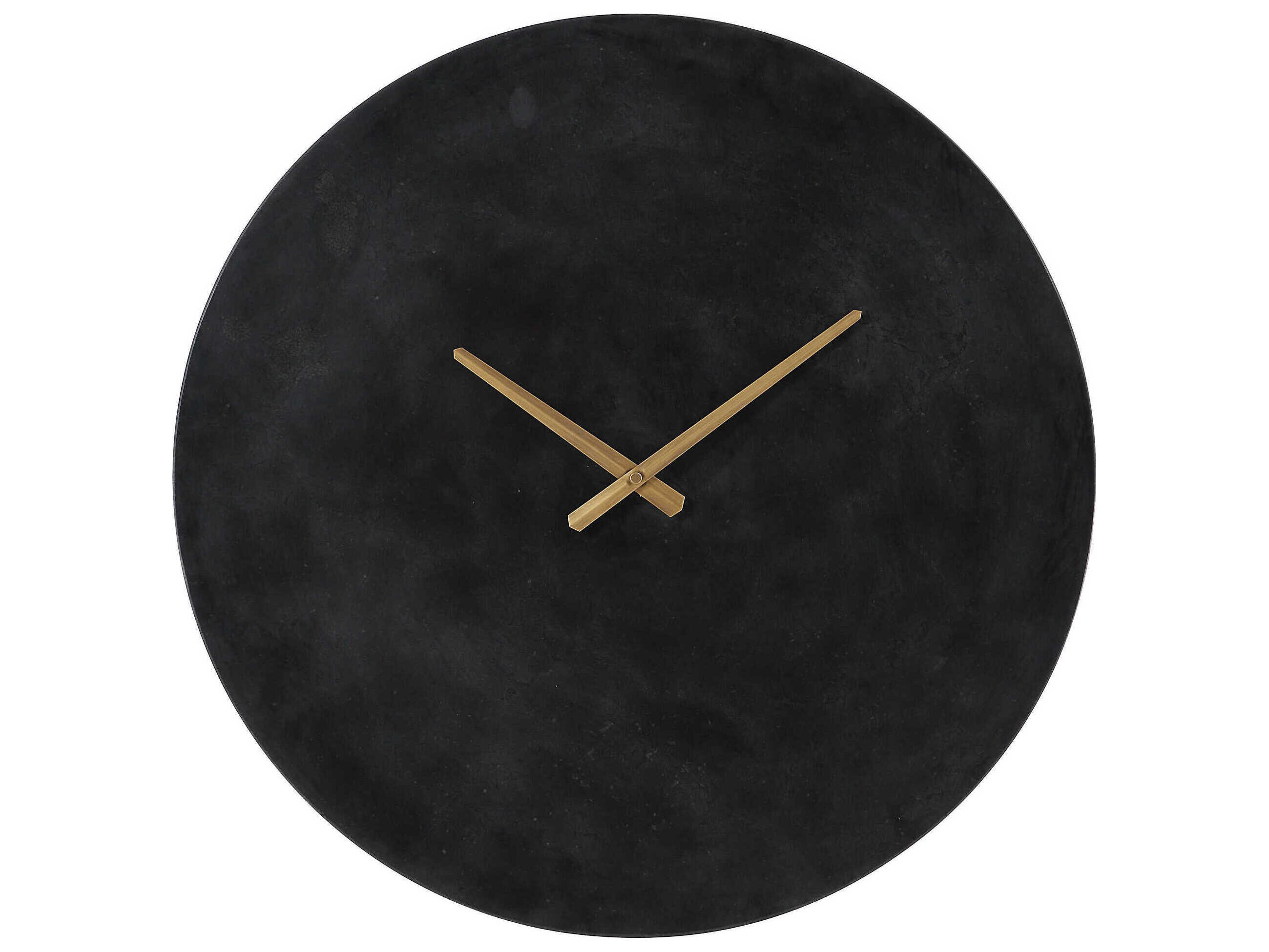 Renwil Darnay Honed Black Wall Clock