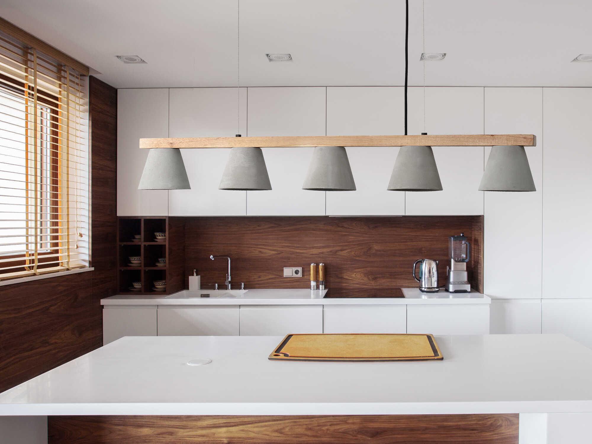 Renwil Zain 5-Light Grey Brown Island Pendant