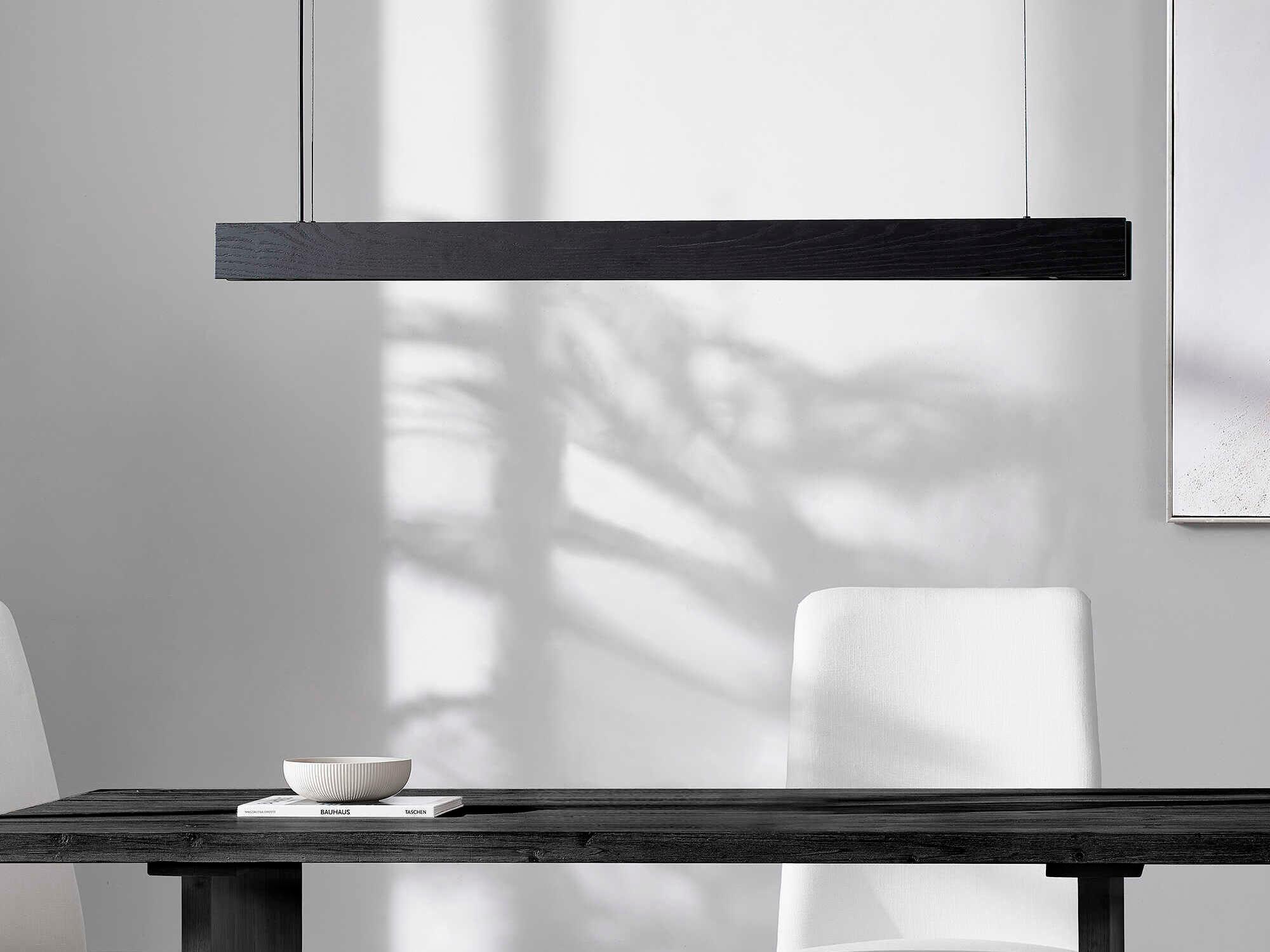 Renwil Taya 1-Light Matte Black Linear Island Pendant