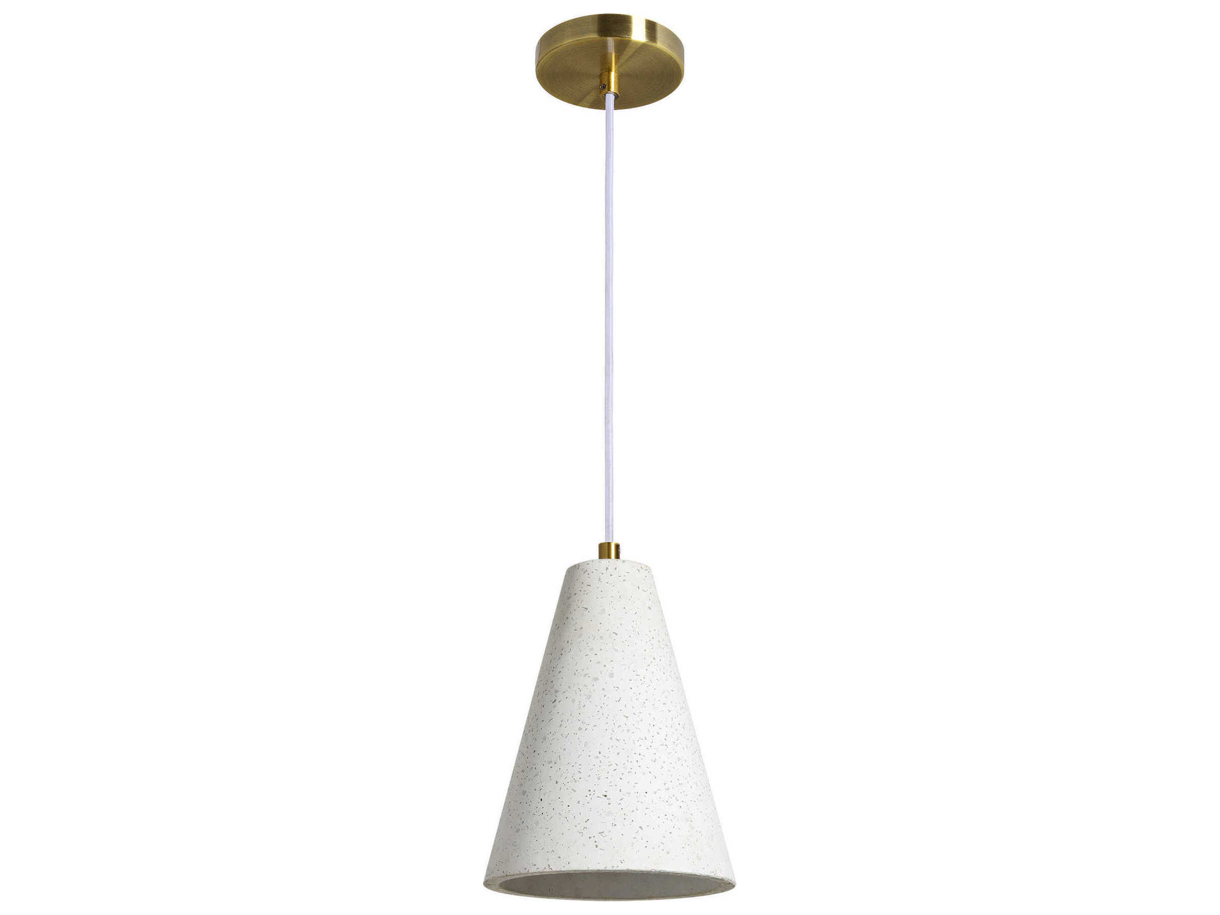 Renwil Paula 1-Light White Mini Pendant