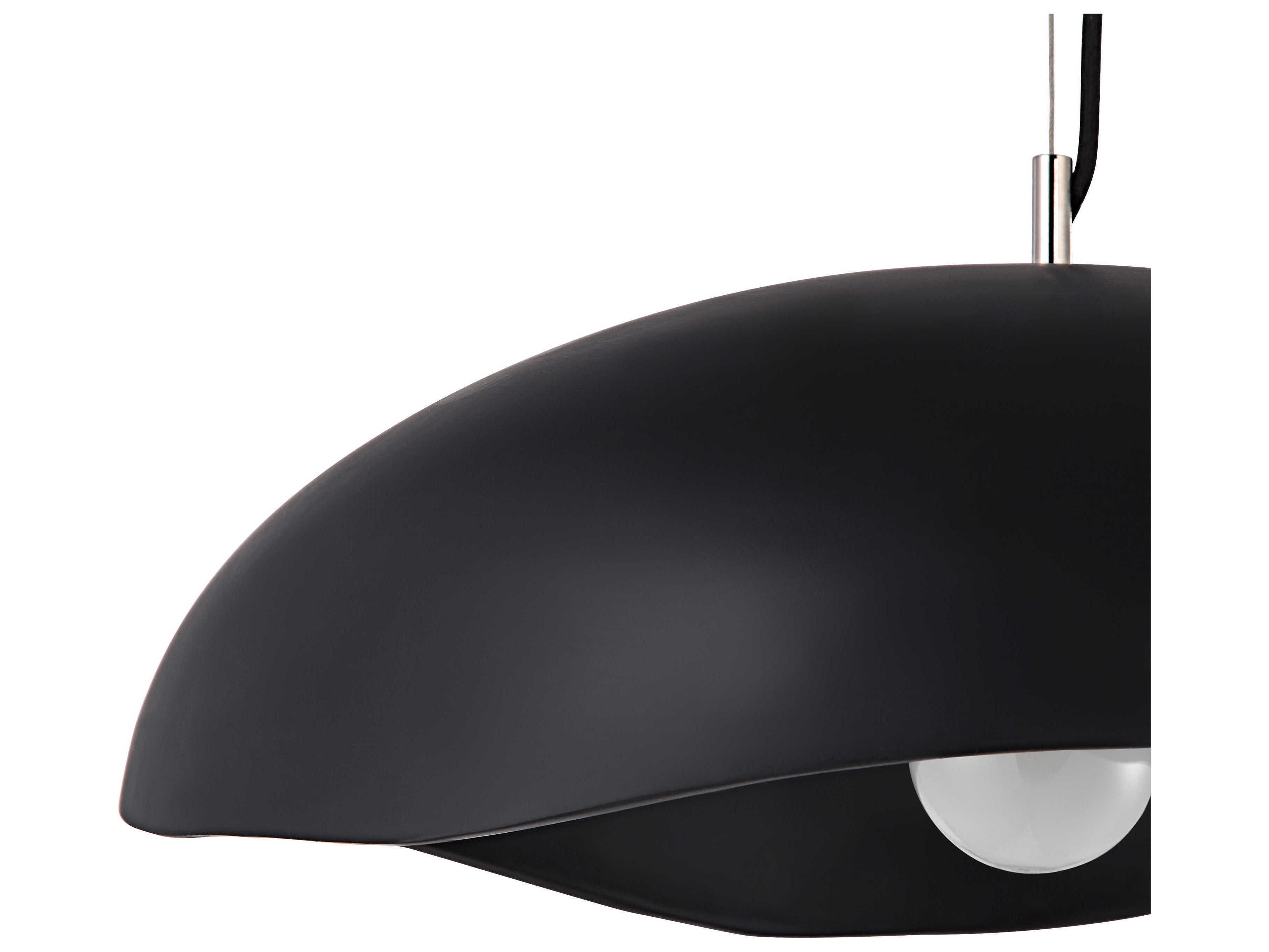 Renwil Filomena 1-Light Matte Black Pendant