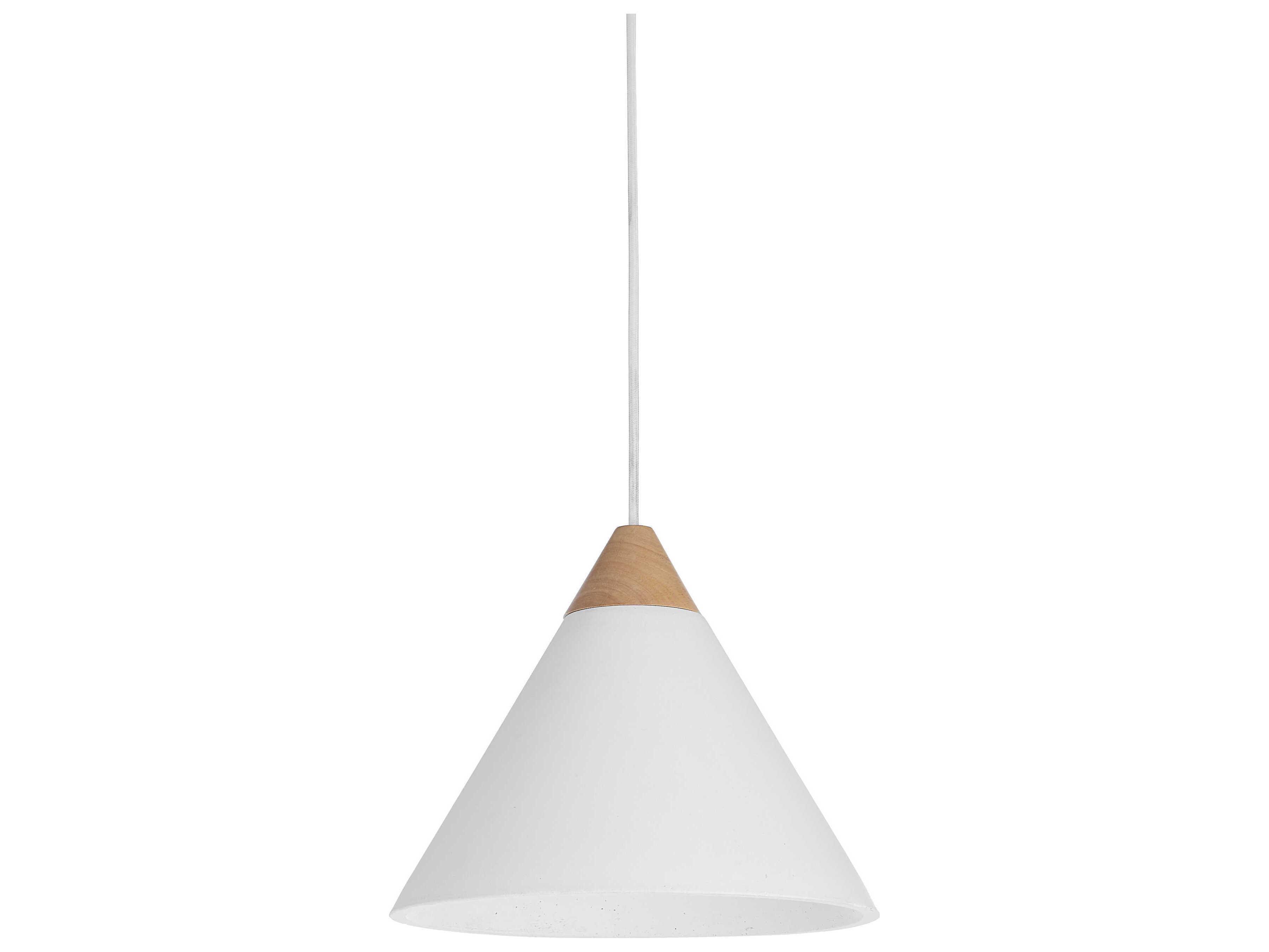 Renwil Daya 1-Light White Mini Pendant