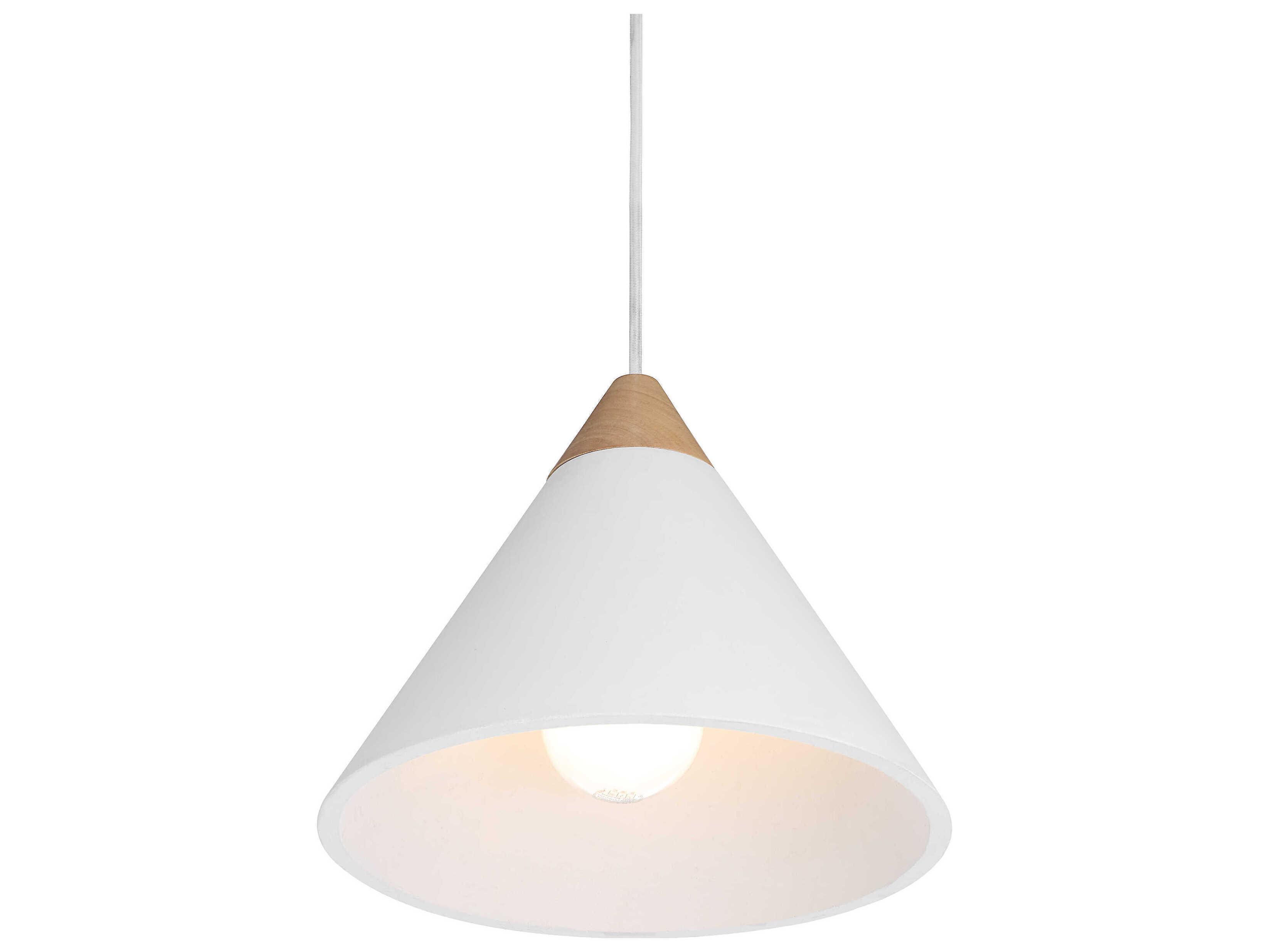 Renwil Daya 1-Light White Mini Pendant