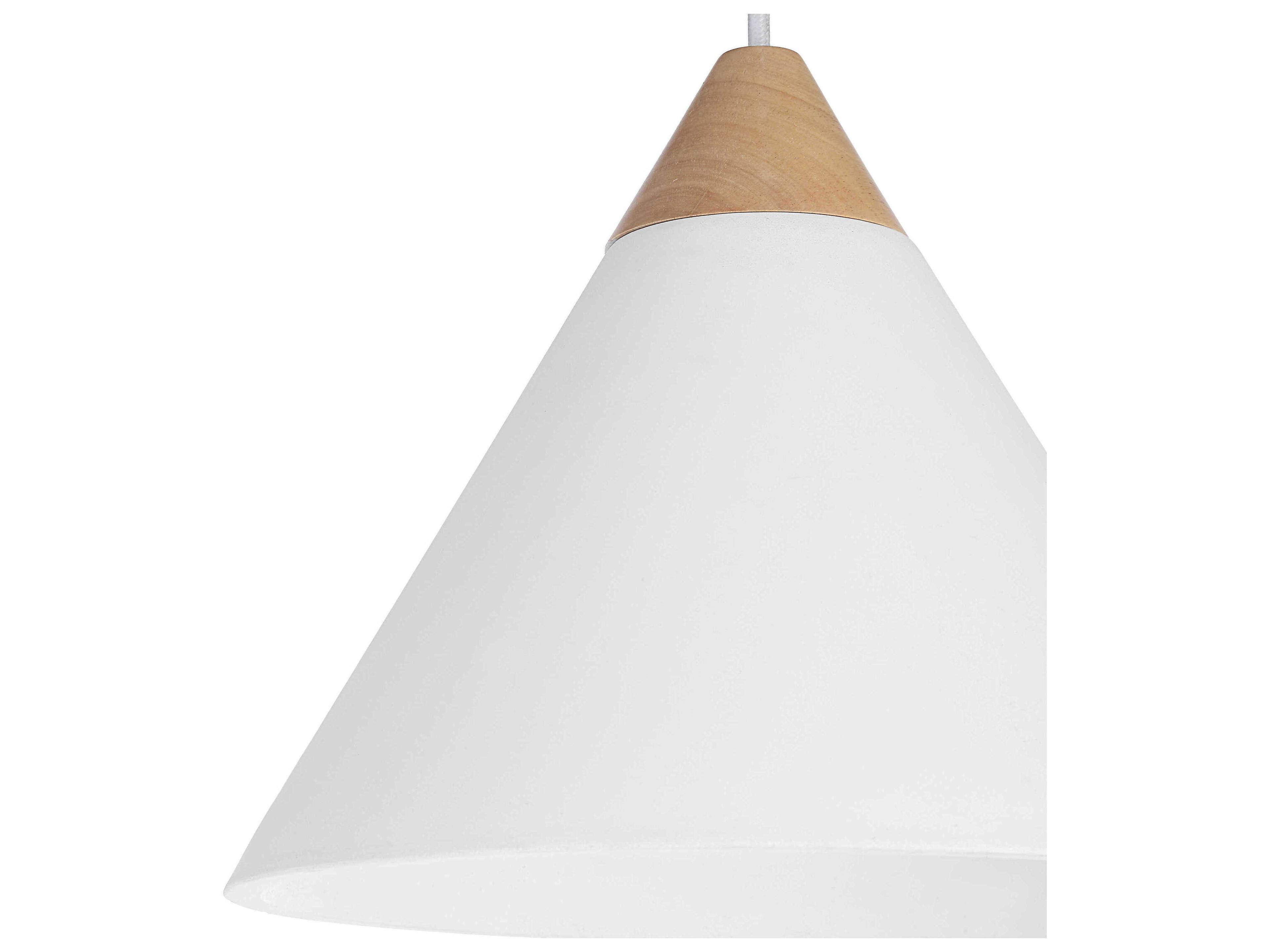Renwil Daya 1-Light White Mini Pendant