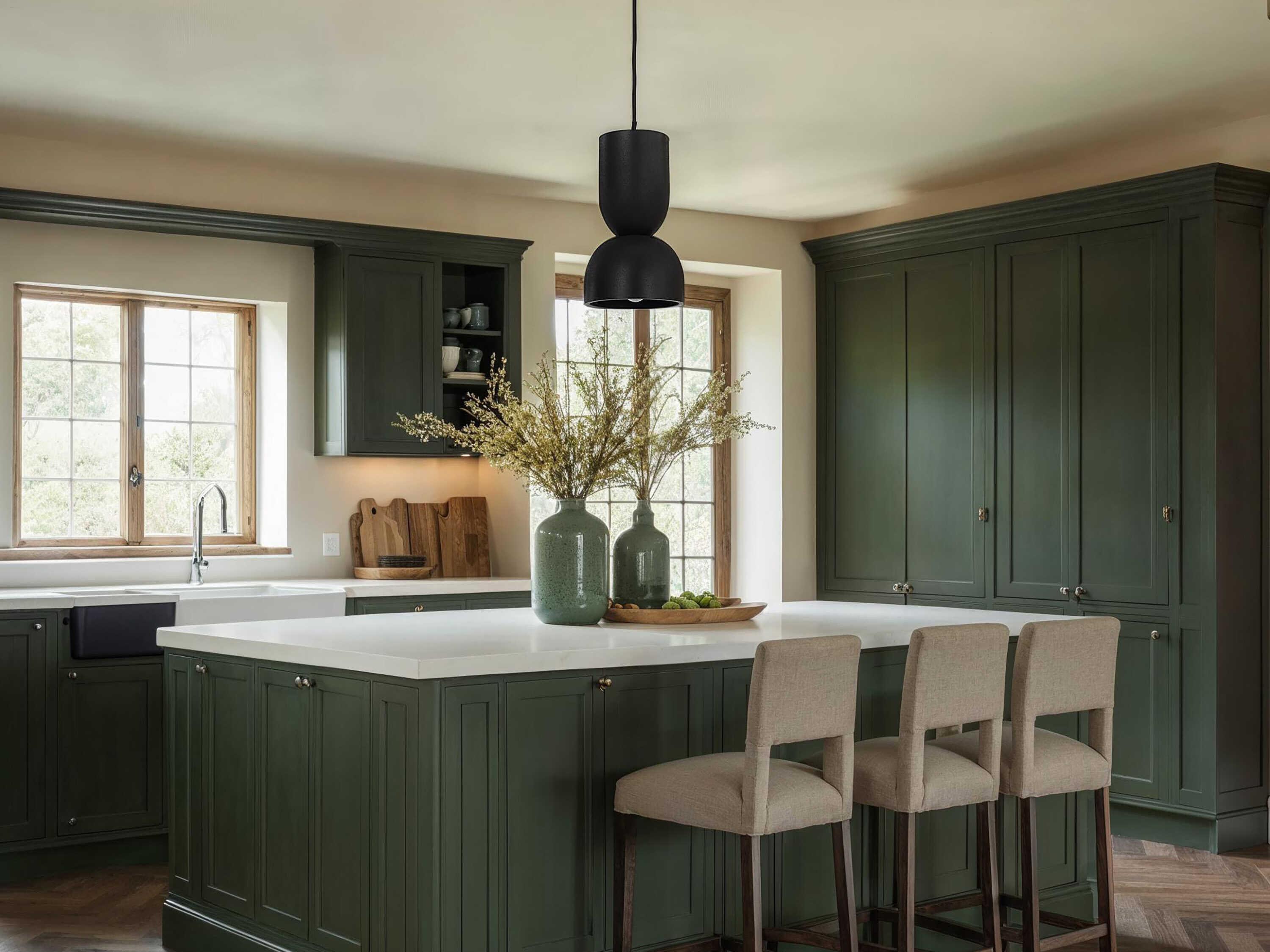 Renwil Caen 1-Light Black Mini Pendant