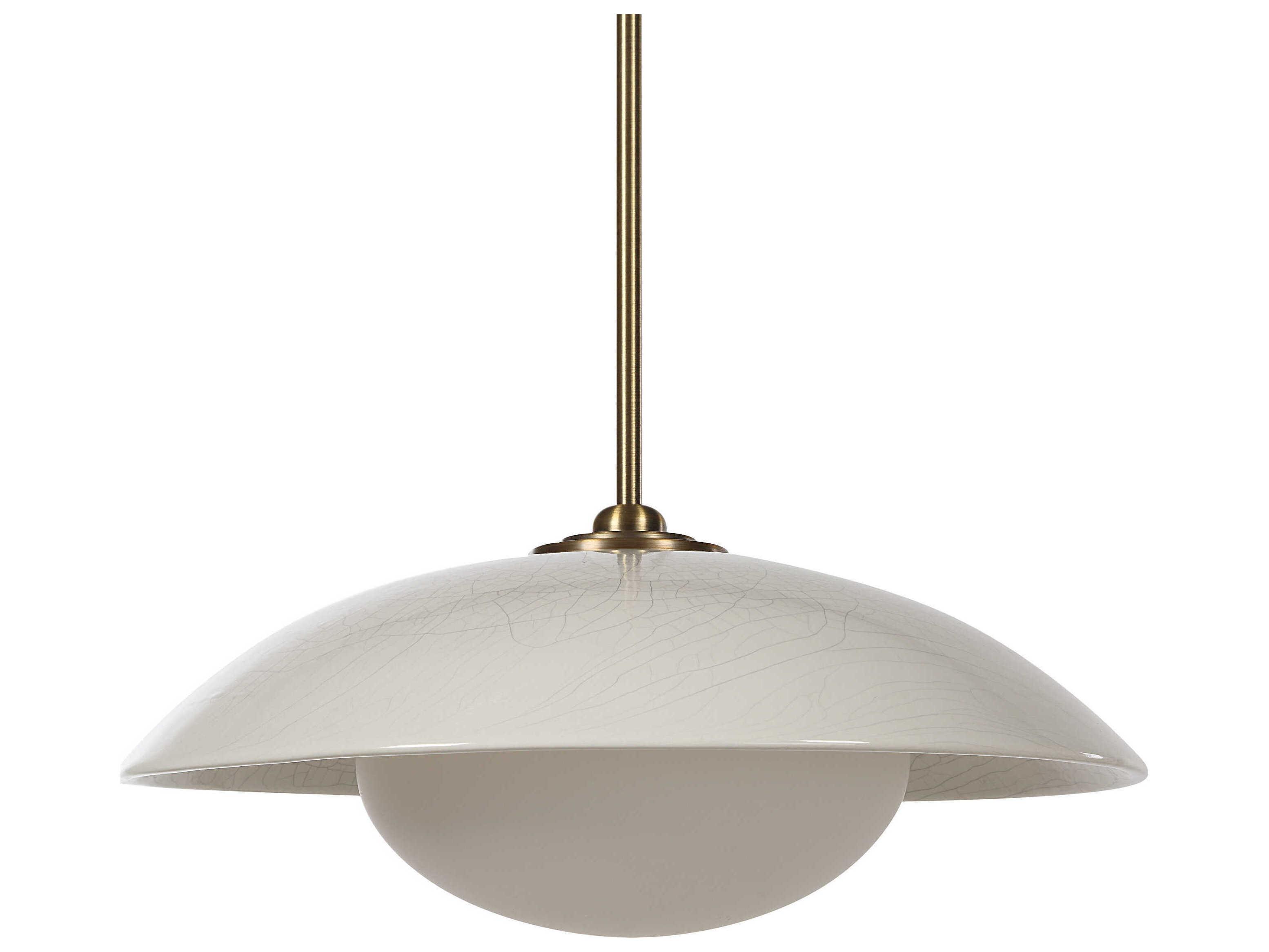 Renwil Abbie 1-Light White Pendant