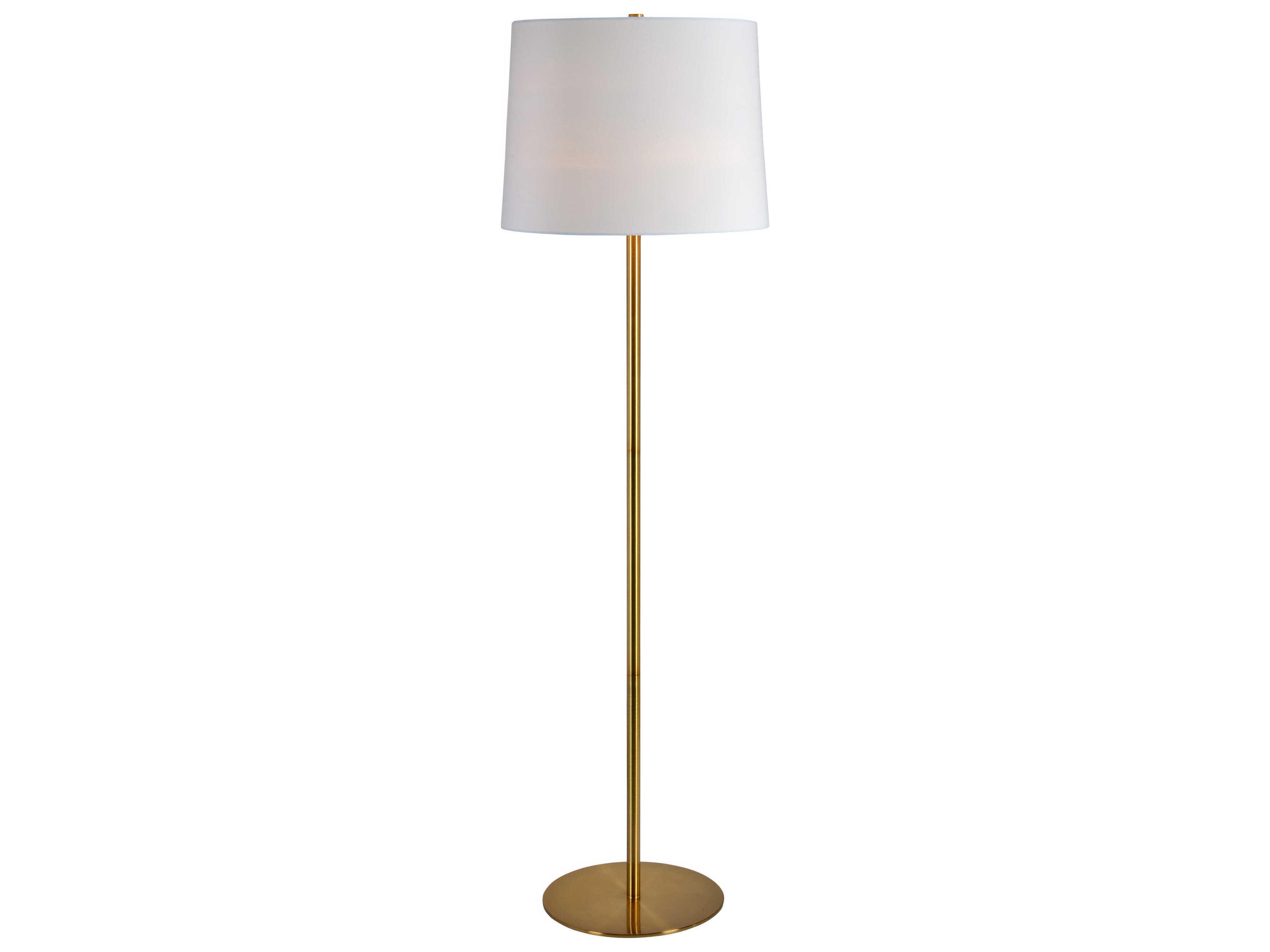 Renwil Radison Antique Brass Floor Lamp