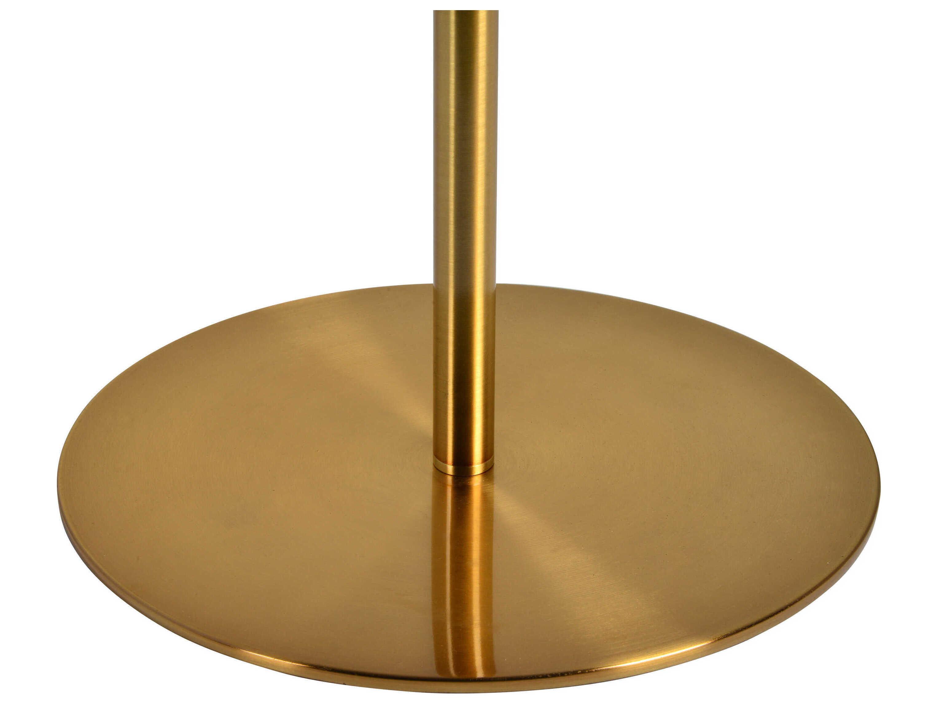 Renwil Radison Antique Brass Floor Lamp