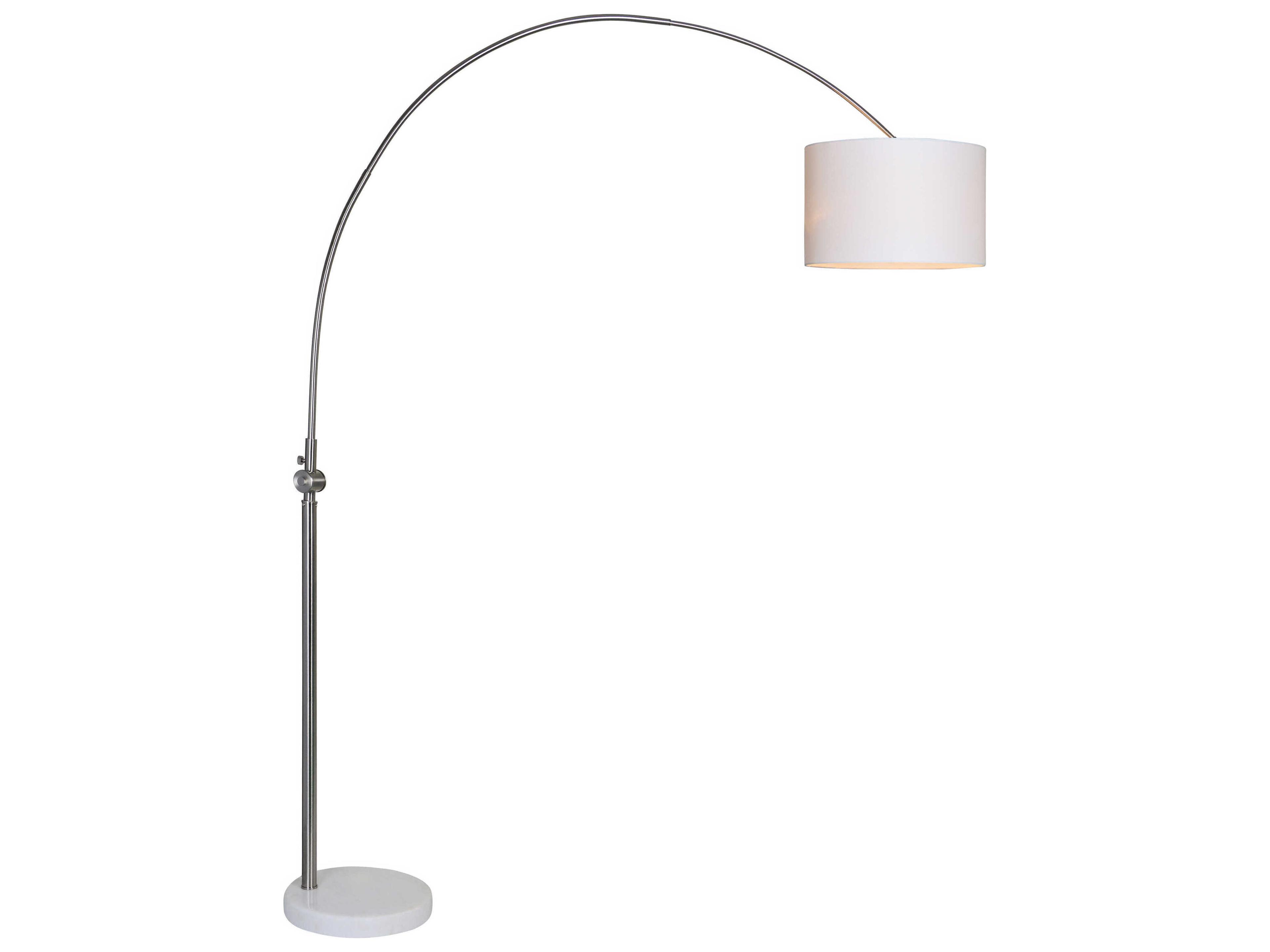 Renwil Cassell Brushed Nickel Floor Lamp