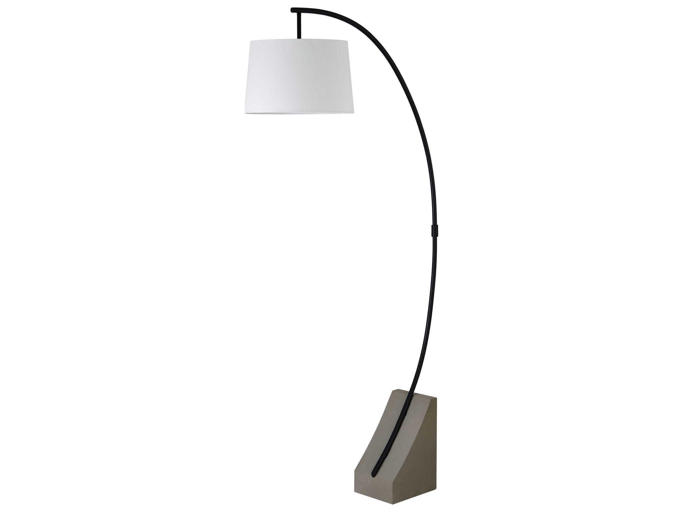 Renwil Weymouth Matte Black Floor Lamp