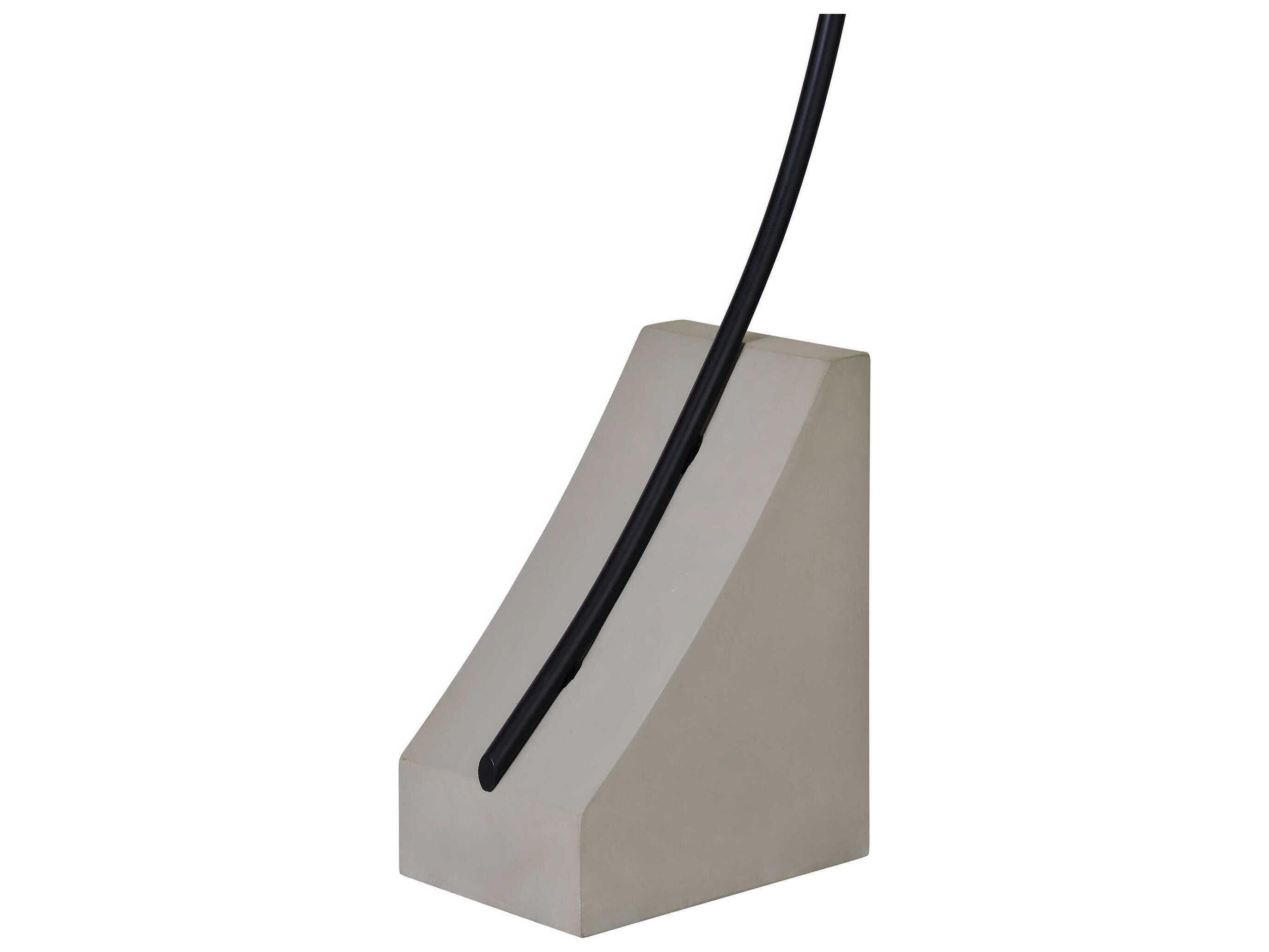 Renwil Weymouth Matte Black Floor Lamp