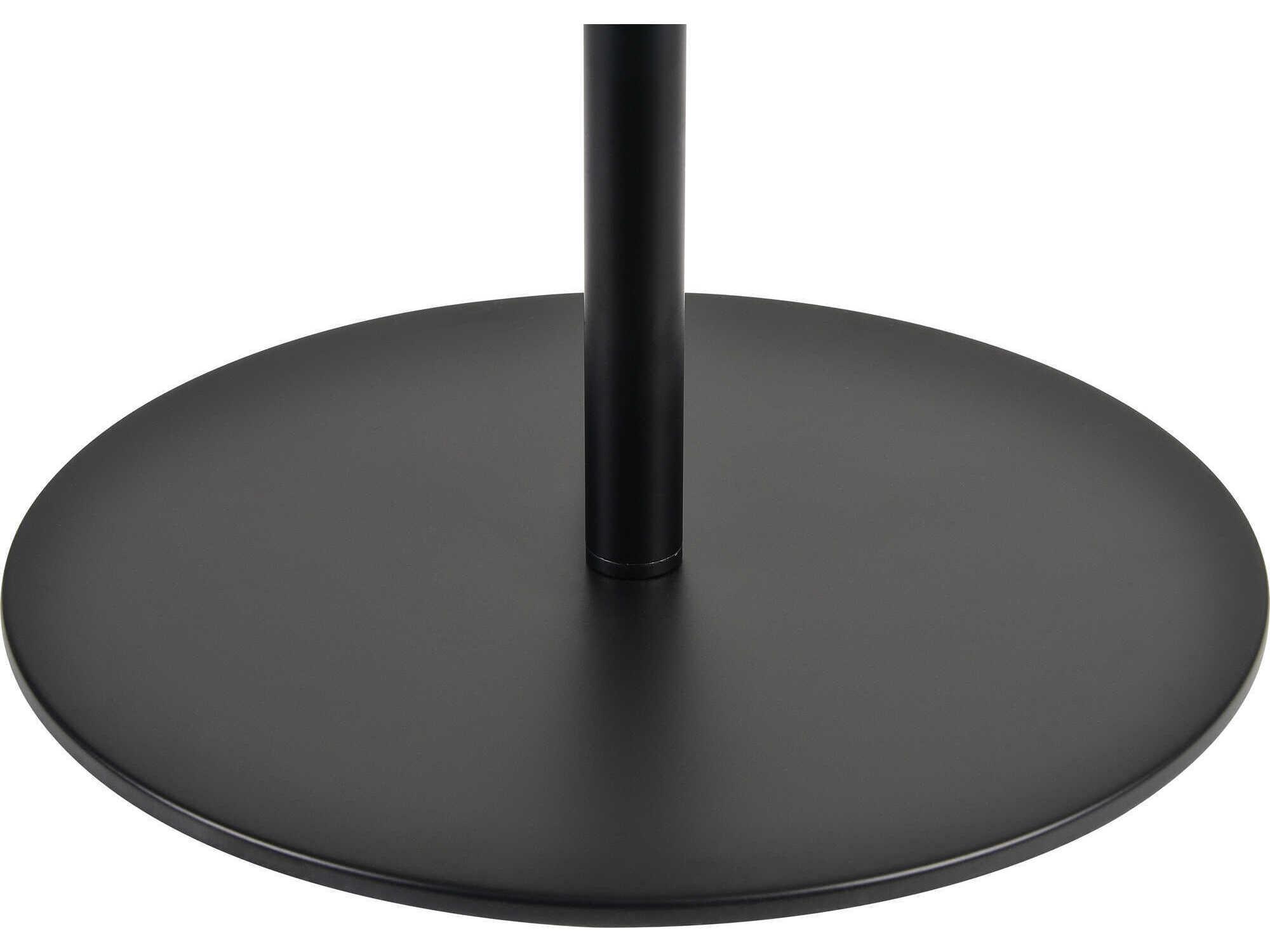Renwil Nevin Matte Black Floor Lamp