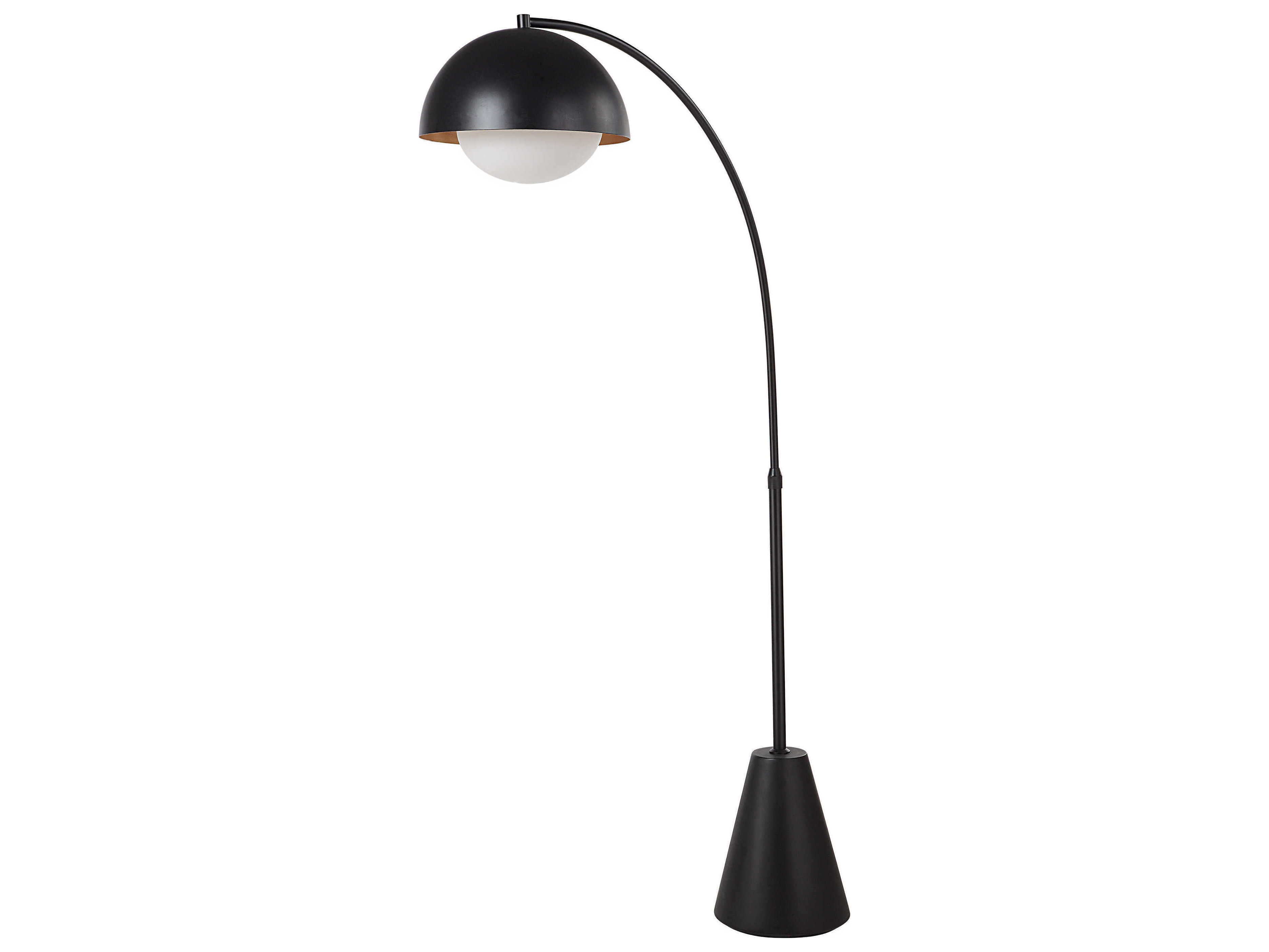 Renwil Cooke Matte Black Floor Lamp