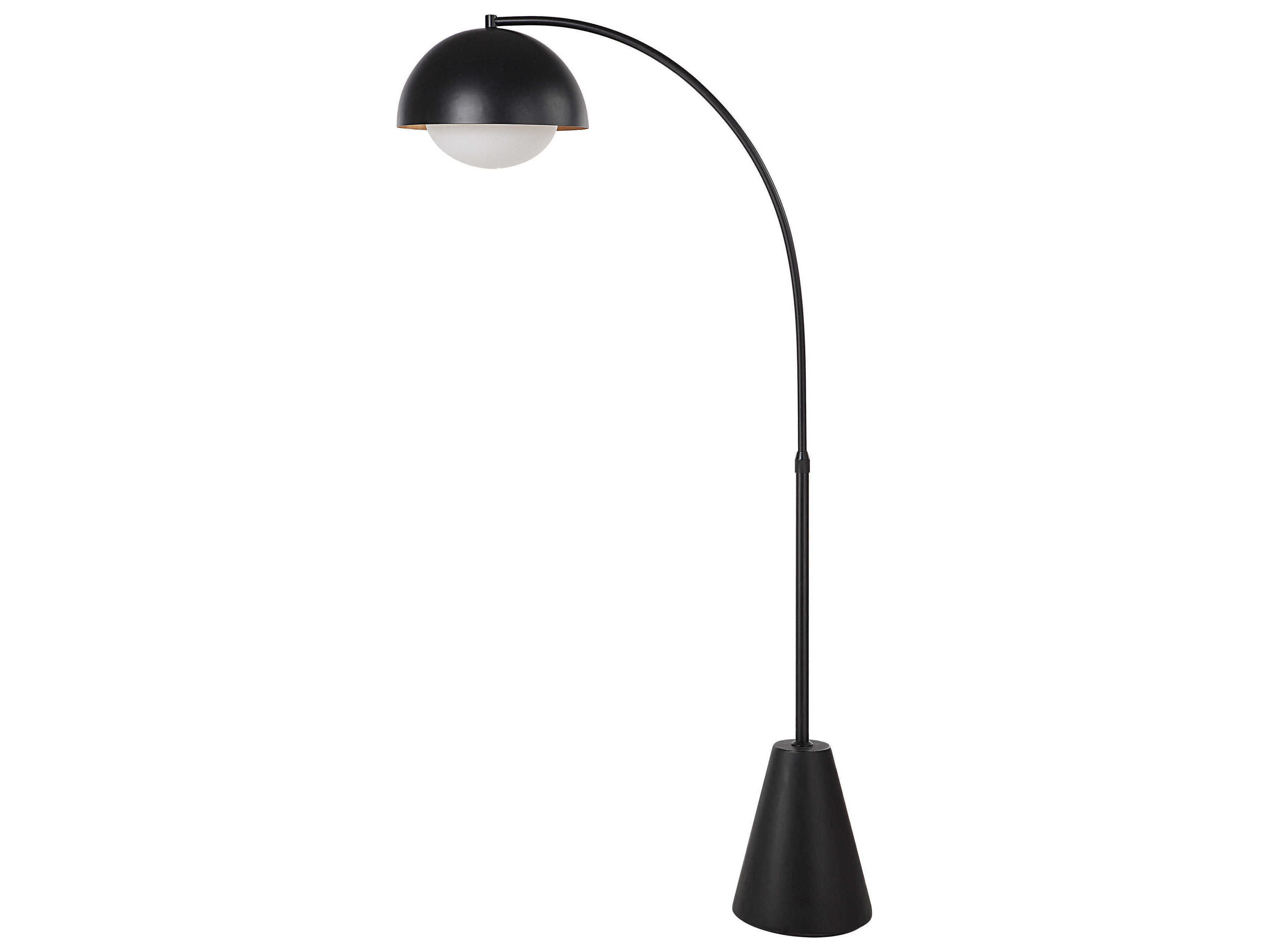 Renwil Cooke Matte Black Floor Lamp